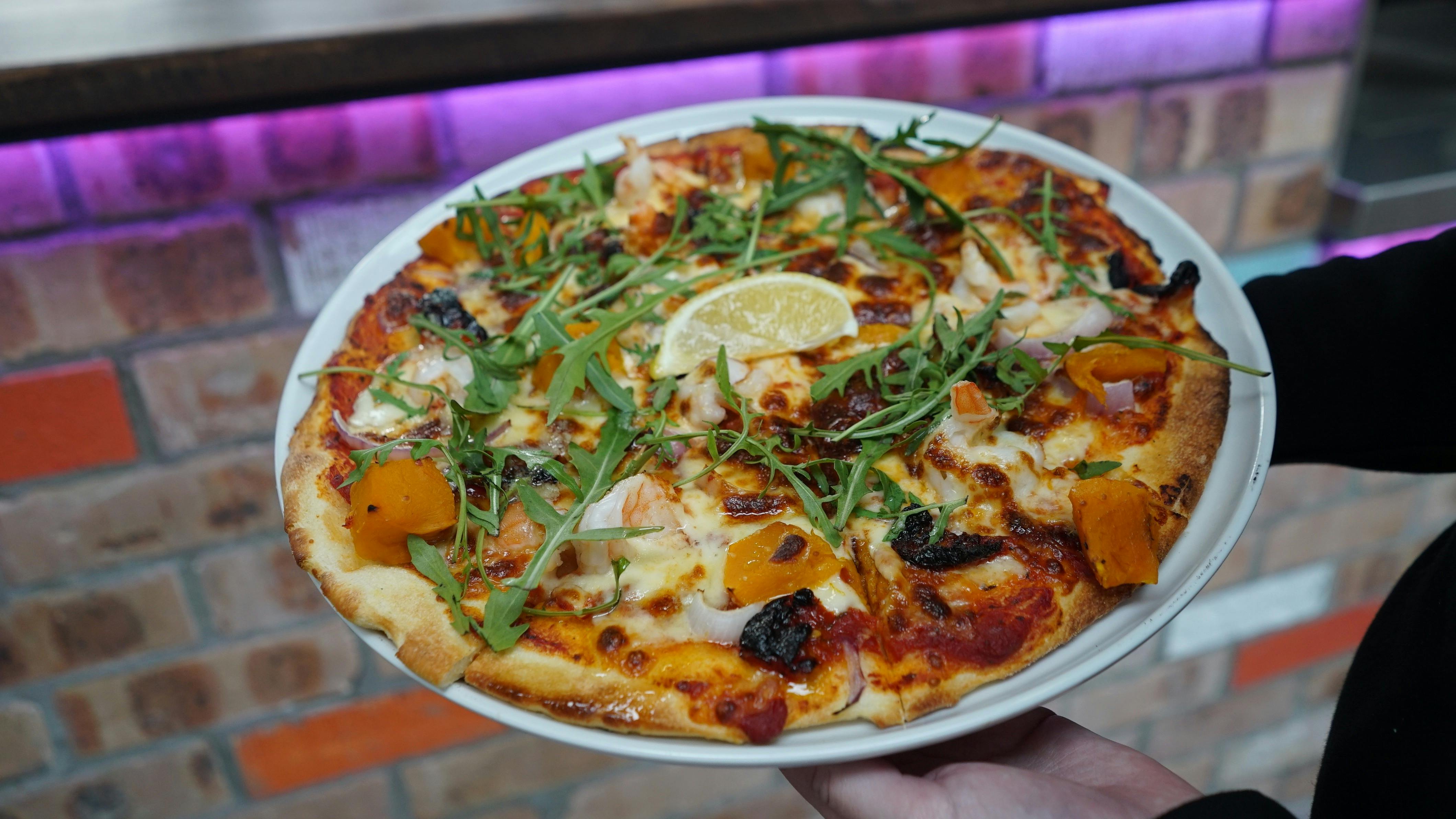 All our pizzas are made in house