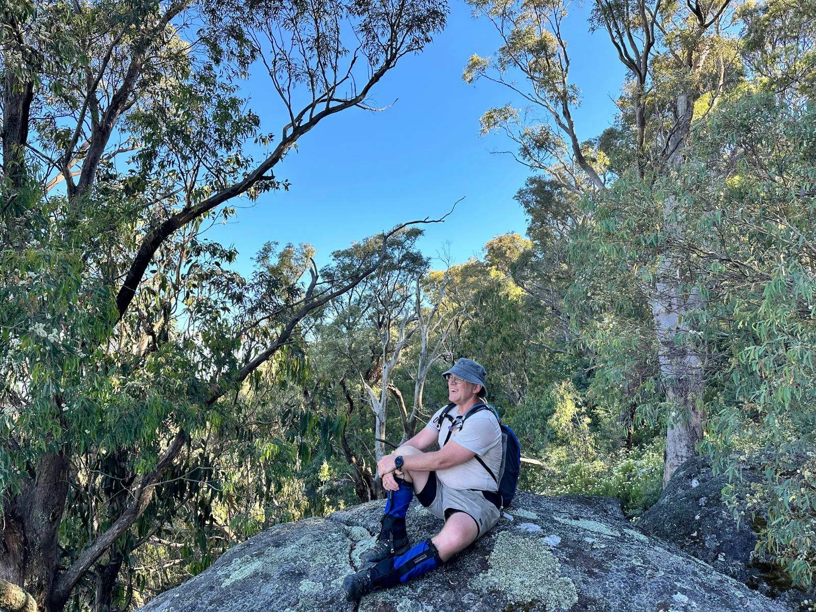 Enjoy a walk through granite boulders and eucalypt forests on Mt Tumbarumba
