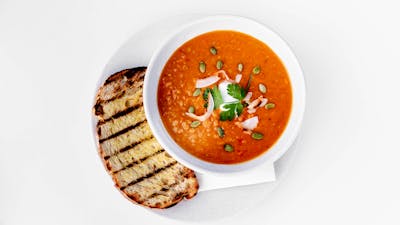 Soup of the day w/ sourdough toast (gf*, df*)