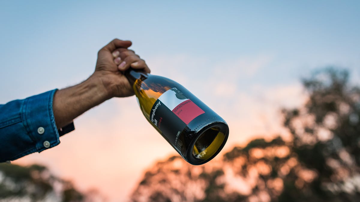 Gewurztraminer at sunset