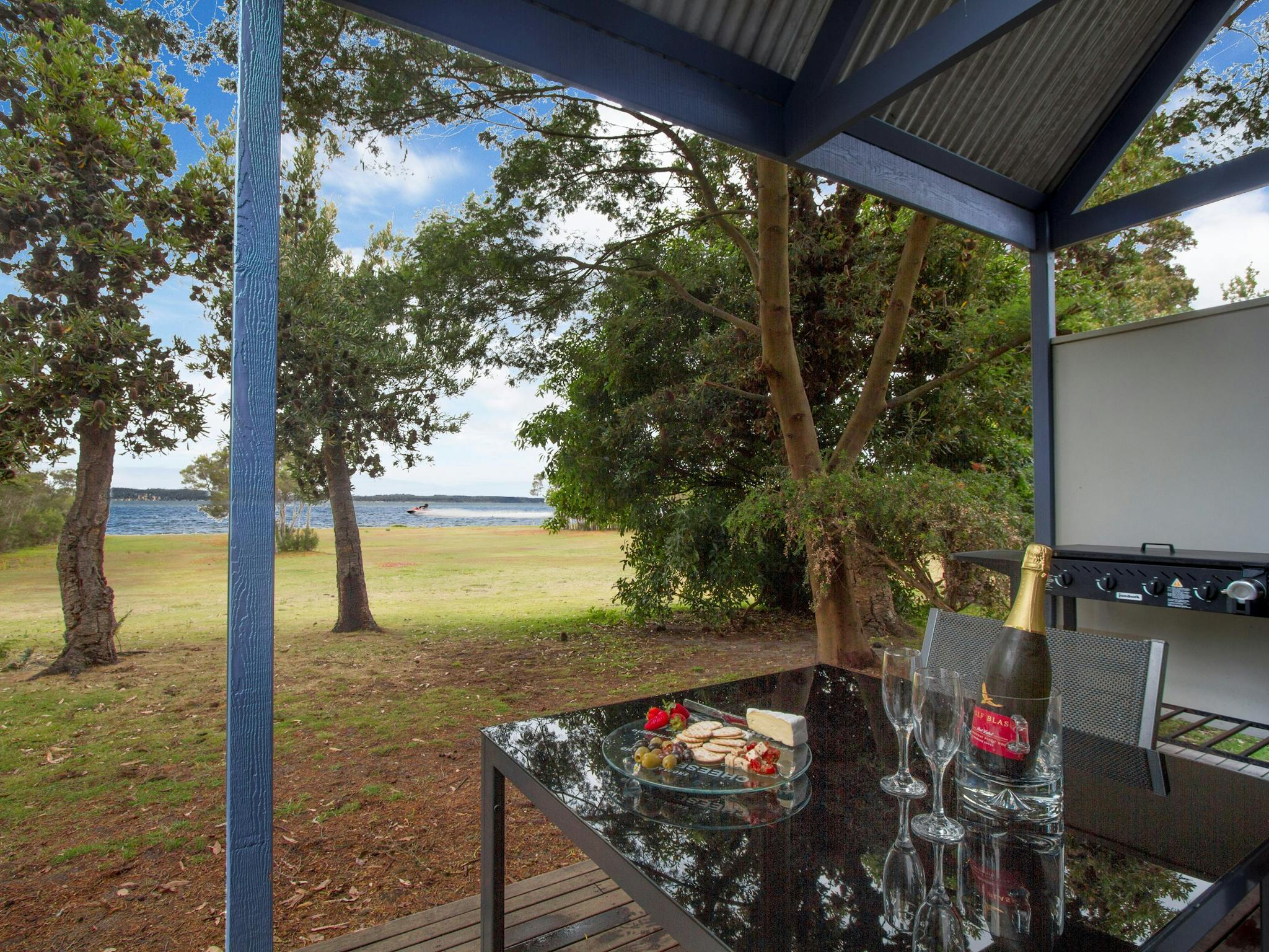 Waterfront accommodation