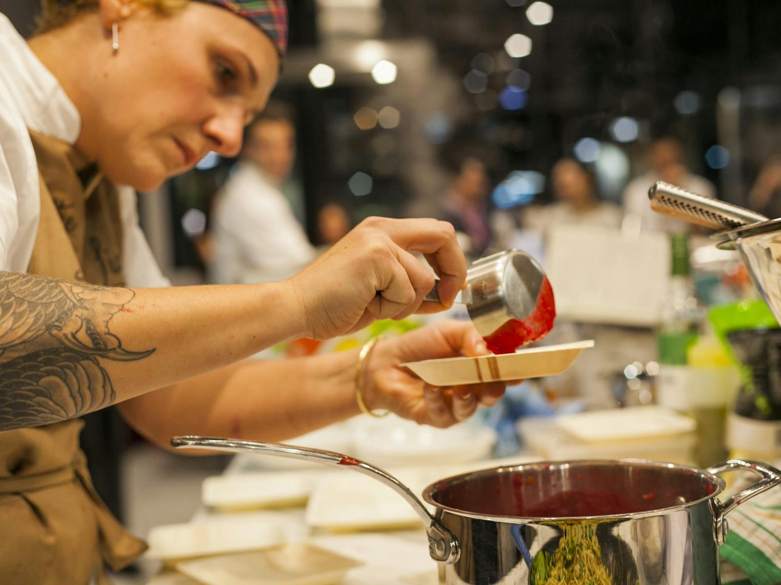 Chef Valeria Cooking