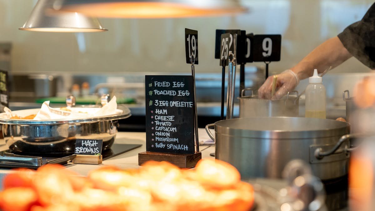 Breakfast buffet