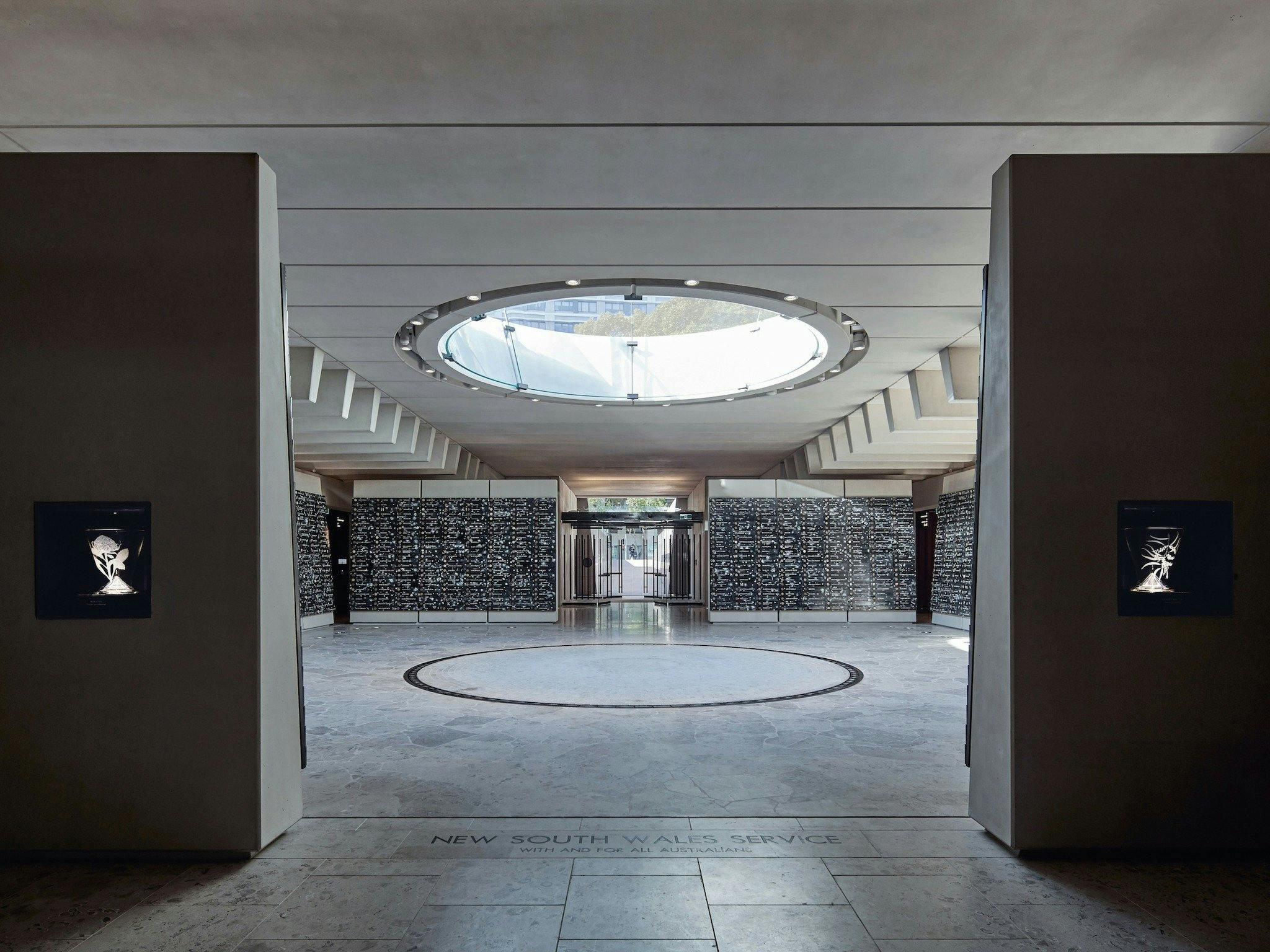 The Memorial's new Hall of Service featuring Fiona Hall's artwork