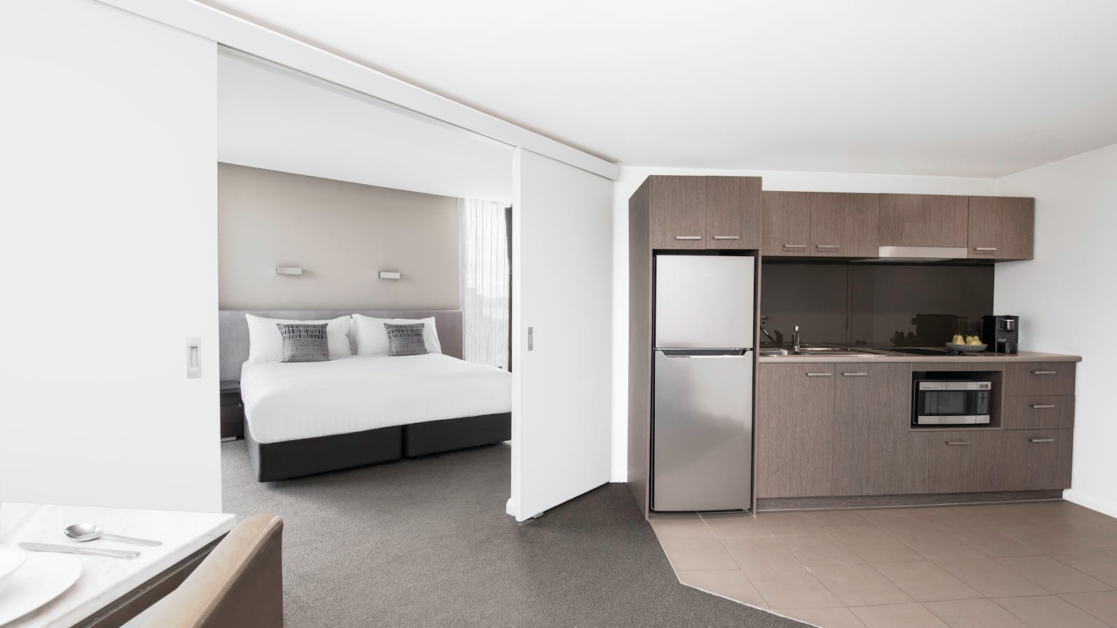 Kitchenette in One and Two Bedroom Apartments