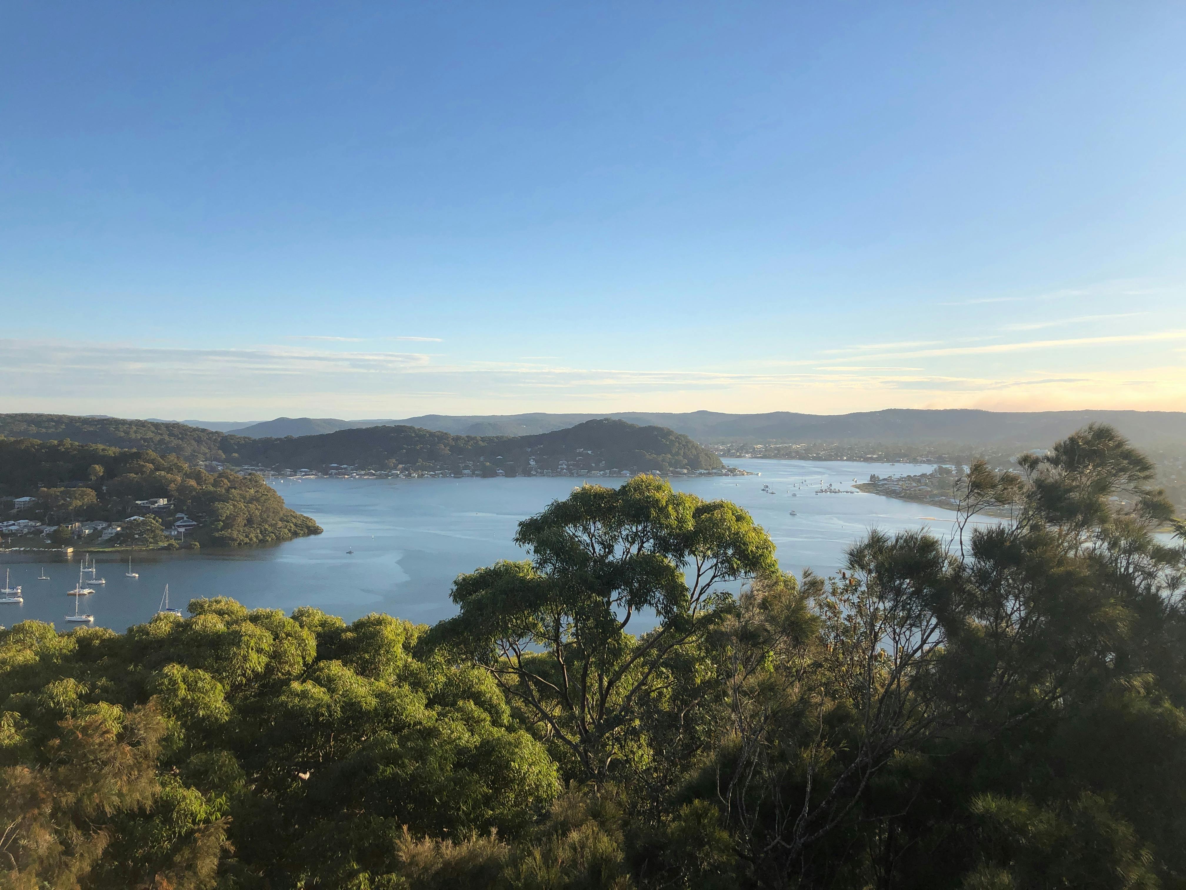 View over Hardys Bay to Pretty Beach