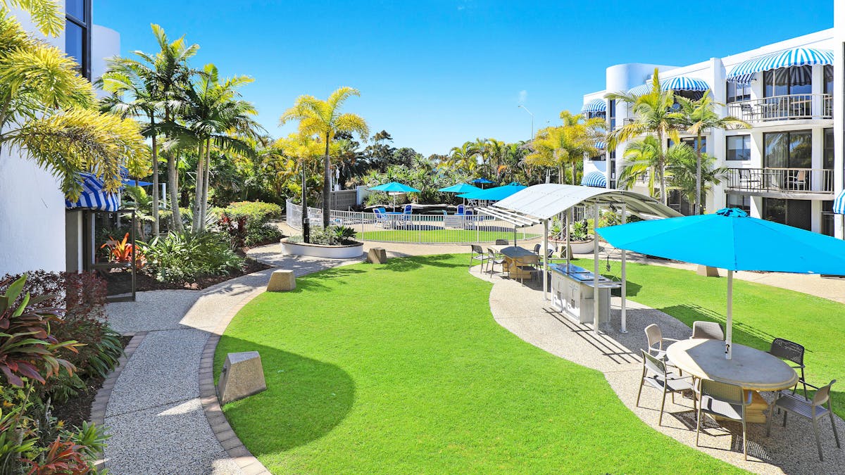 BBQ Area and Lawn
