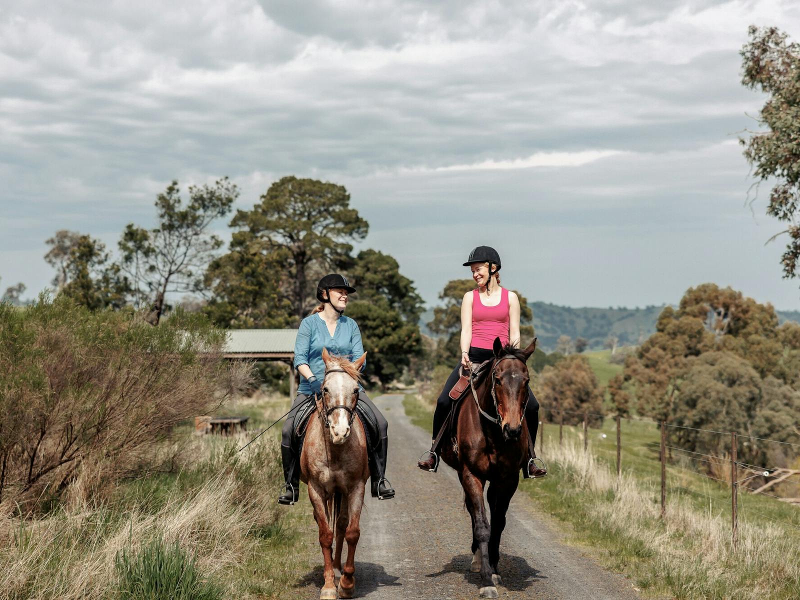 Horse riding on the Great Victorian Rail Trail
