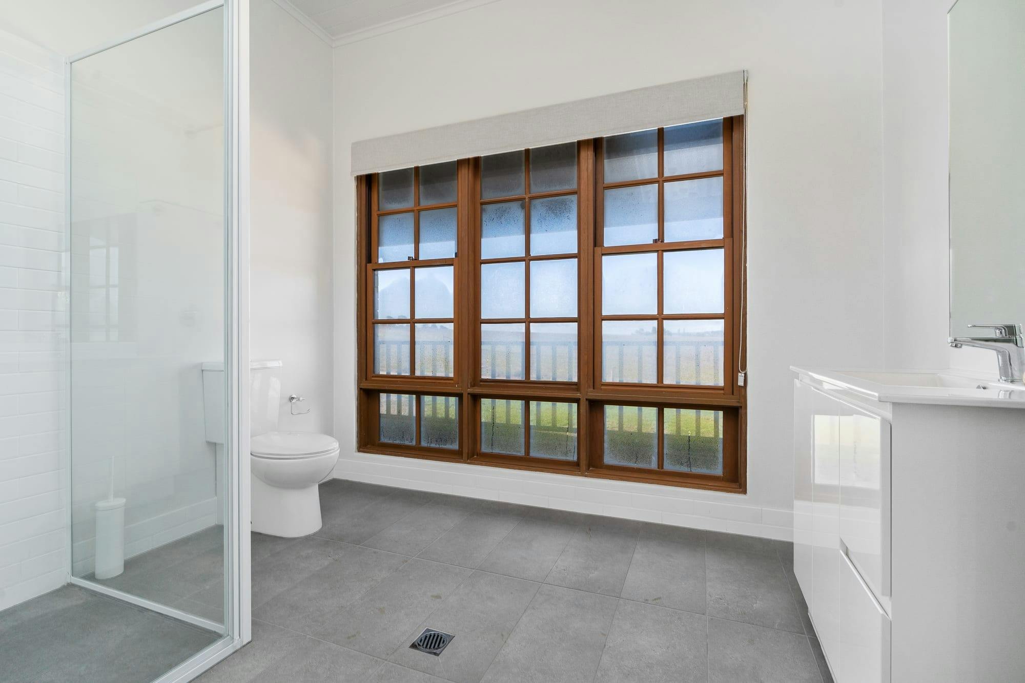 Bathroom with shower and toilet