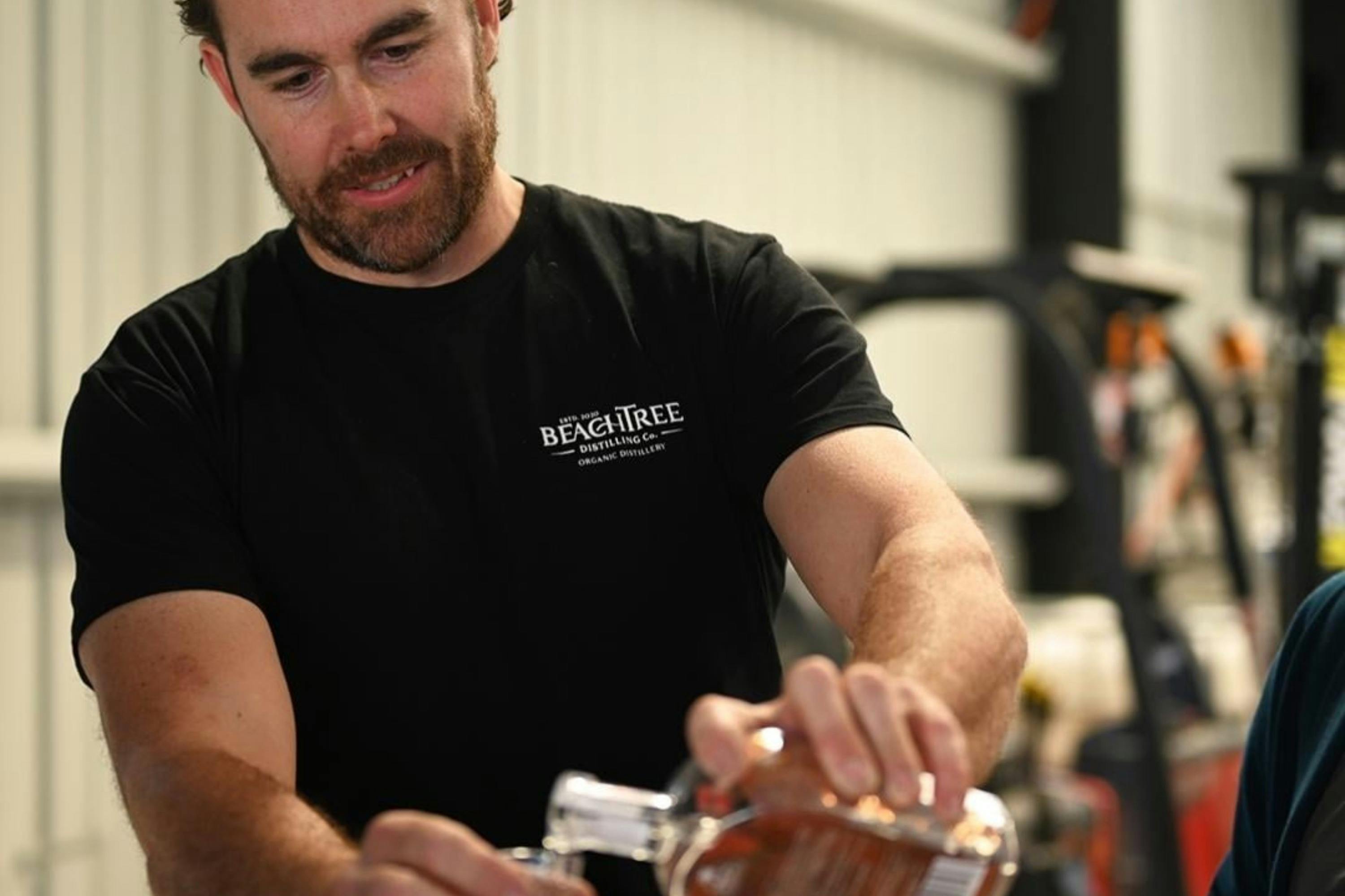 Tasty handcrafted spirits and take a tour with the Master Distiller at Beachtree Distilling Co.
