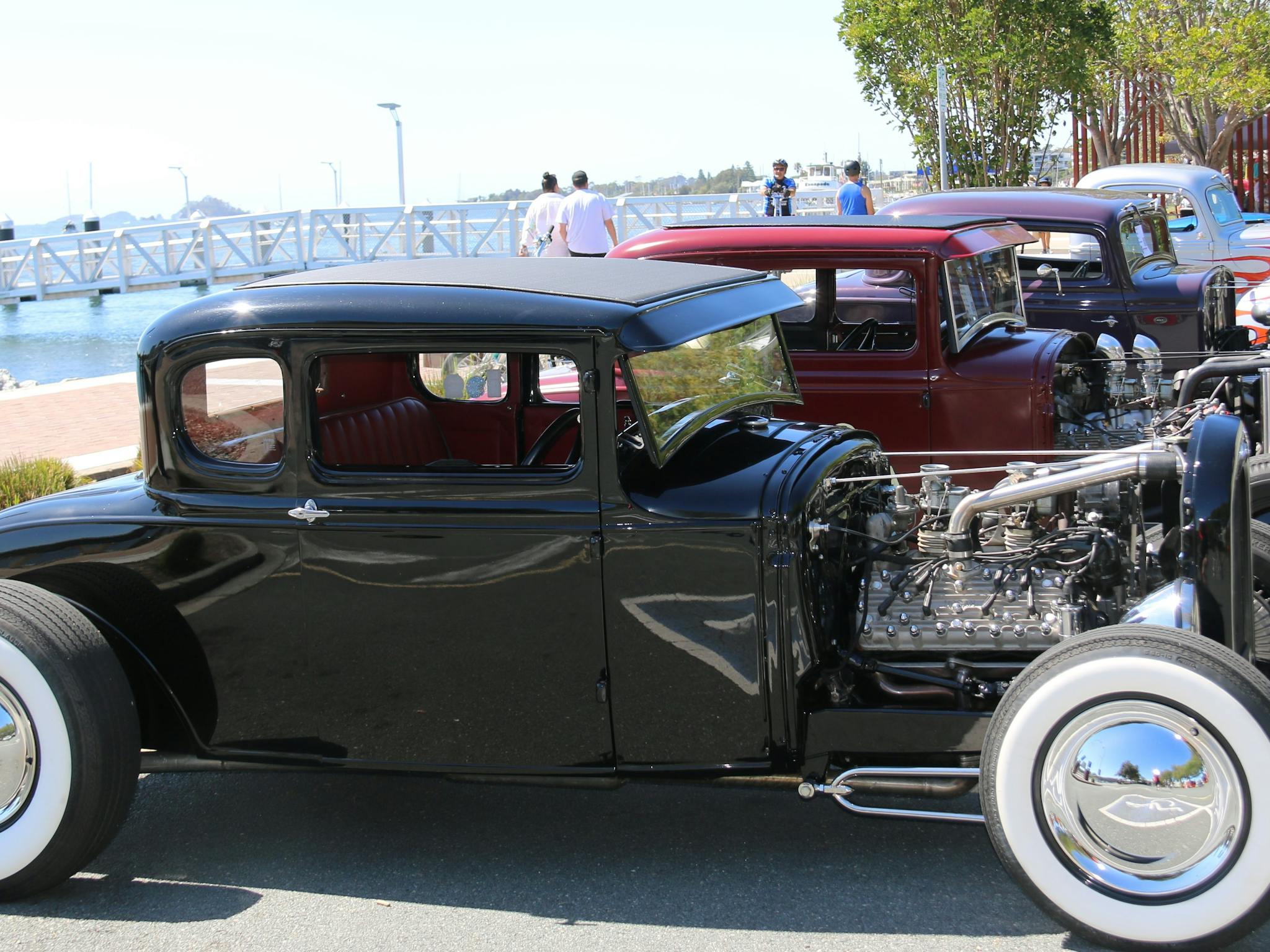 Hot Rods lined up on display