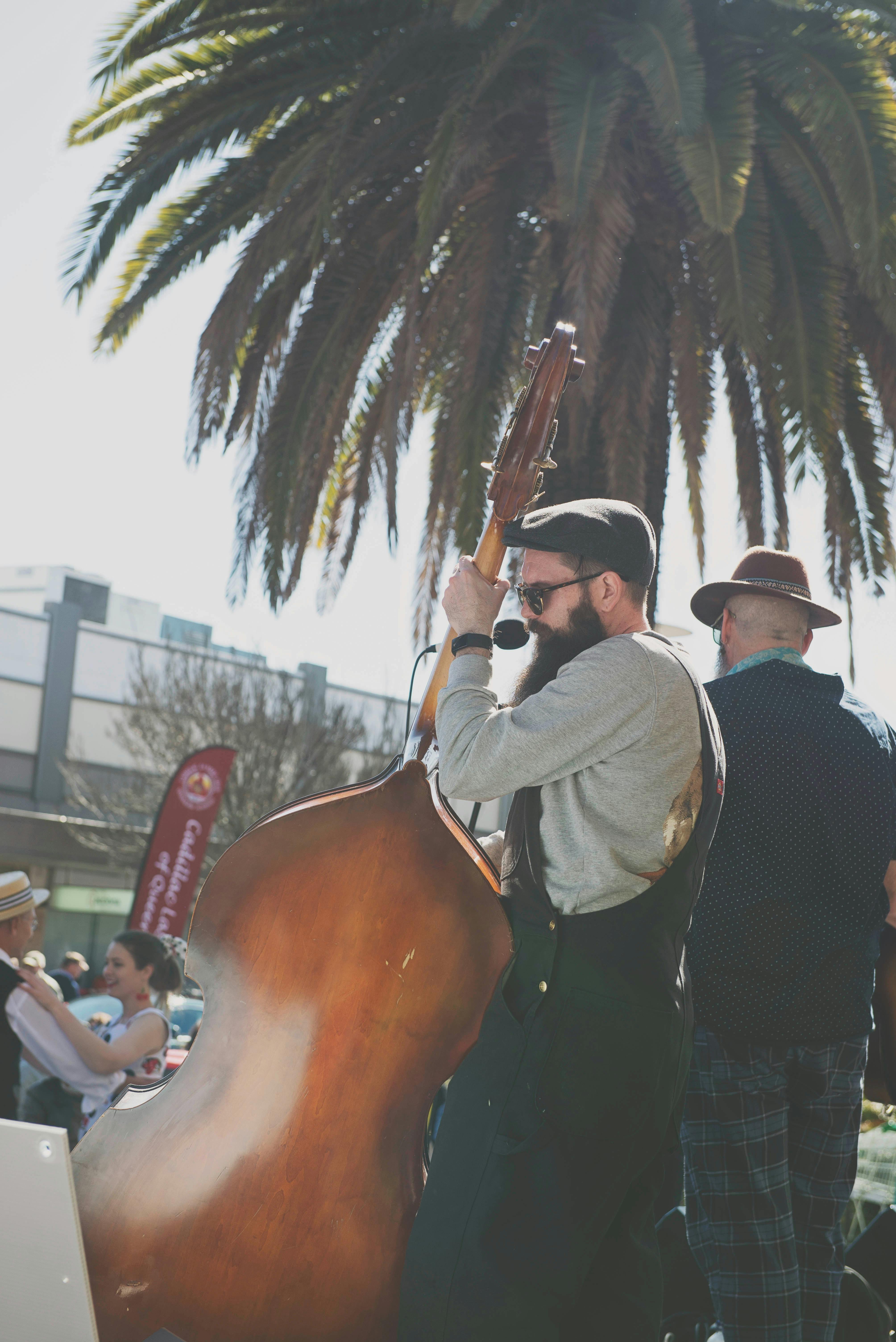 Man playing Bass in Slips and FWs