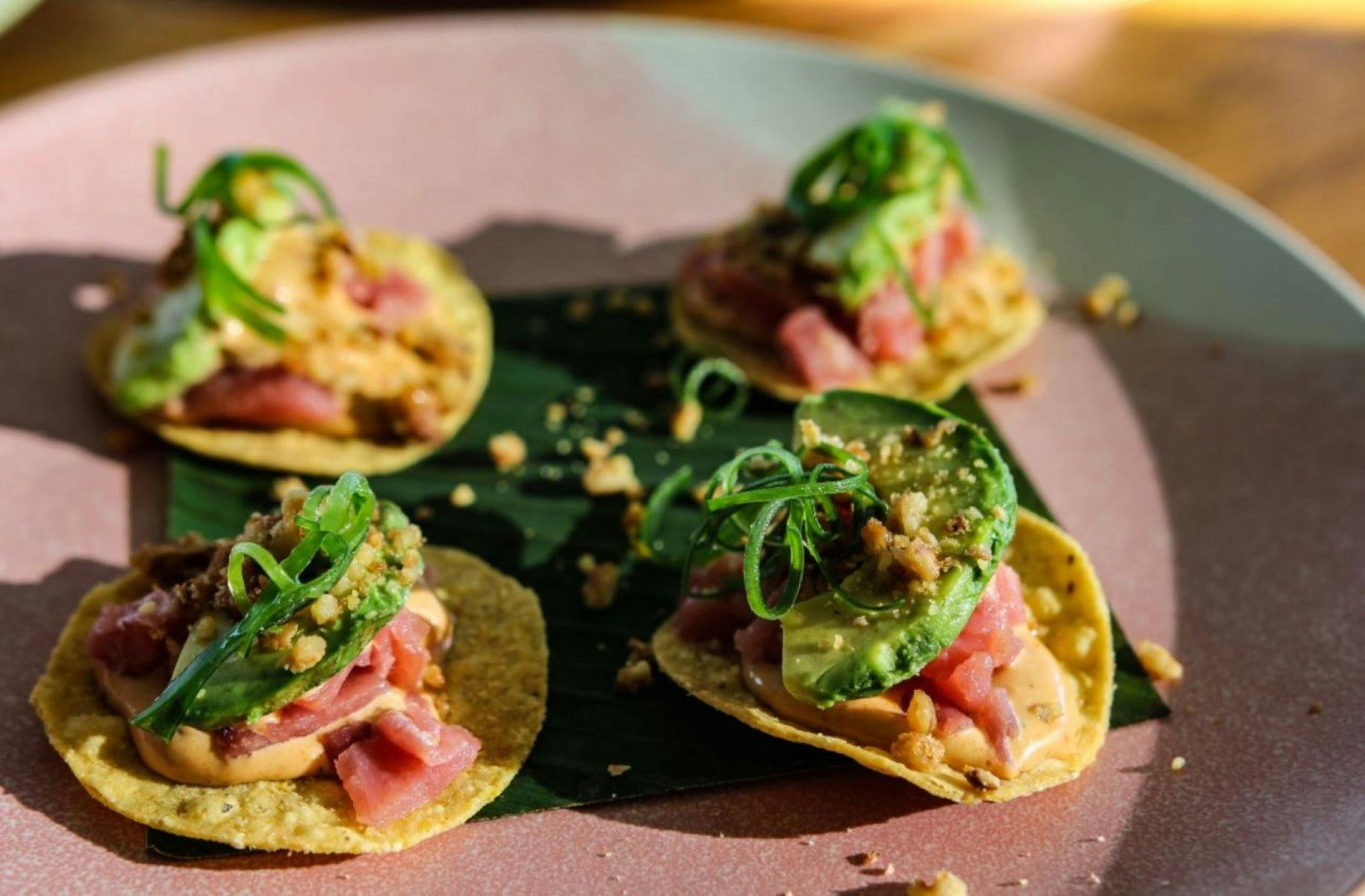 Tuna Tostada