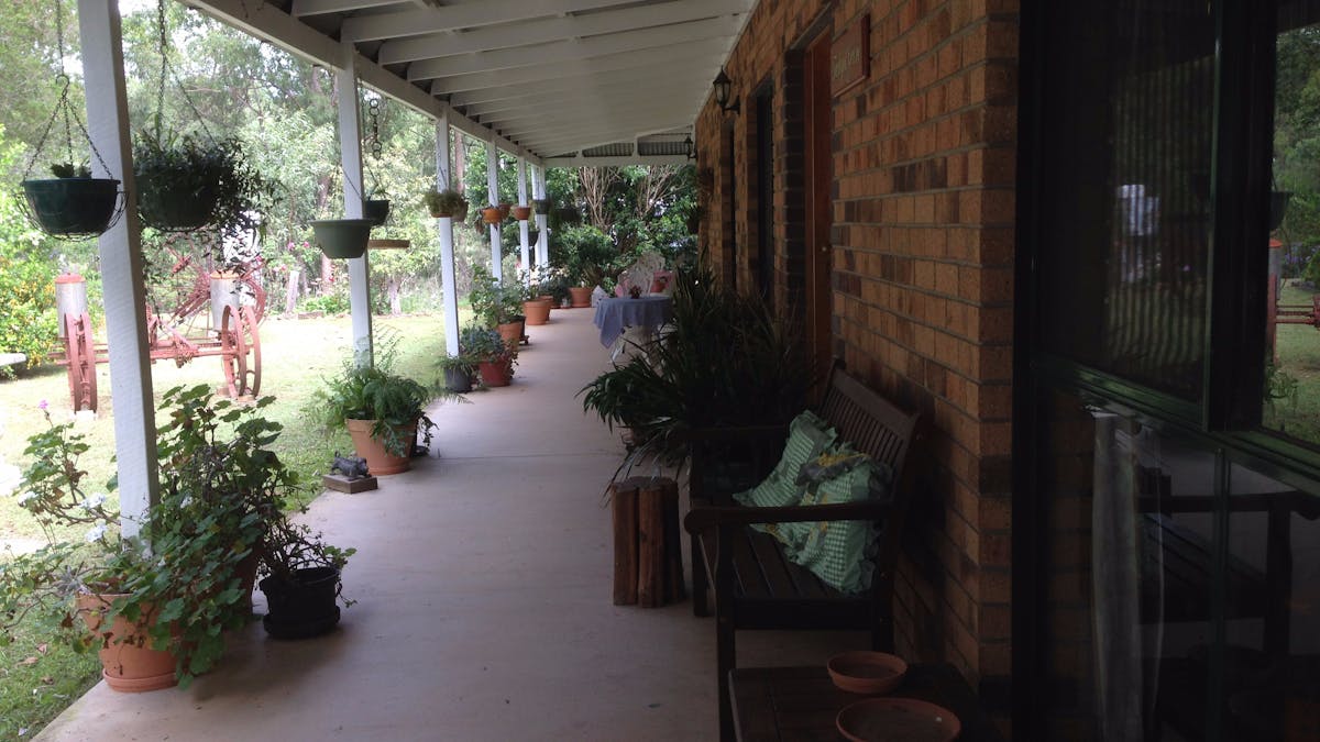 Verandah back of house