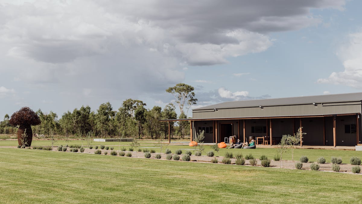 Grab a picnic blanket or beanbag and relax under the western skies