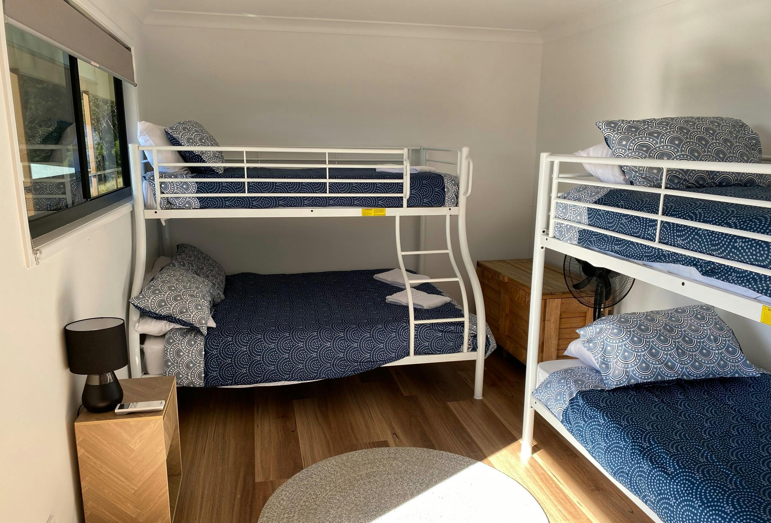 Sleeps 8 per bunkroom
