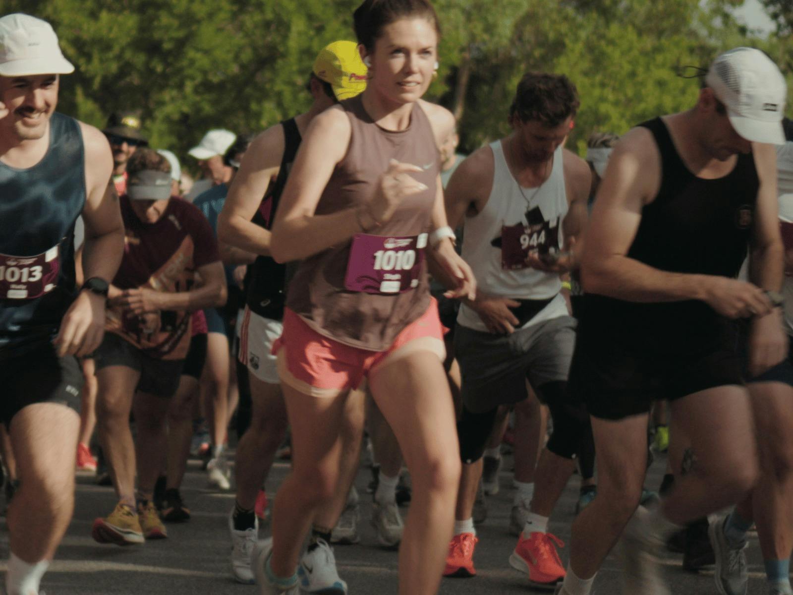 Runners at Vineyards Twilight