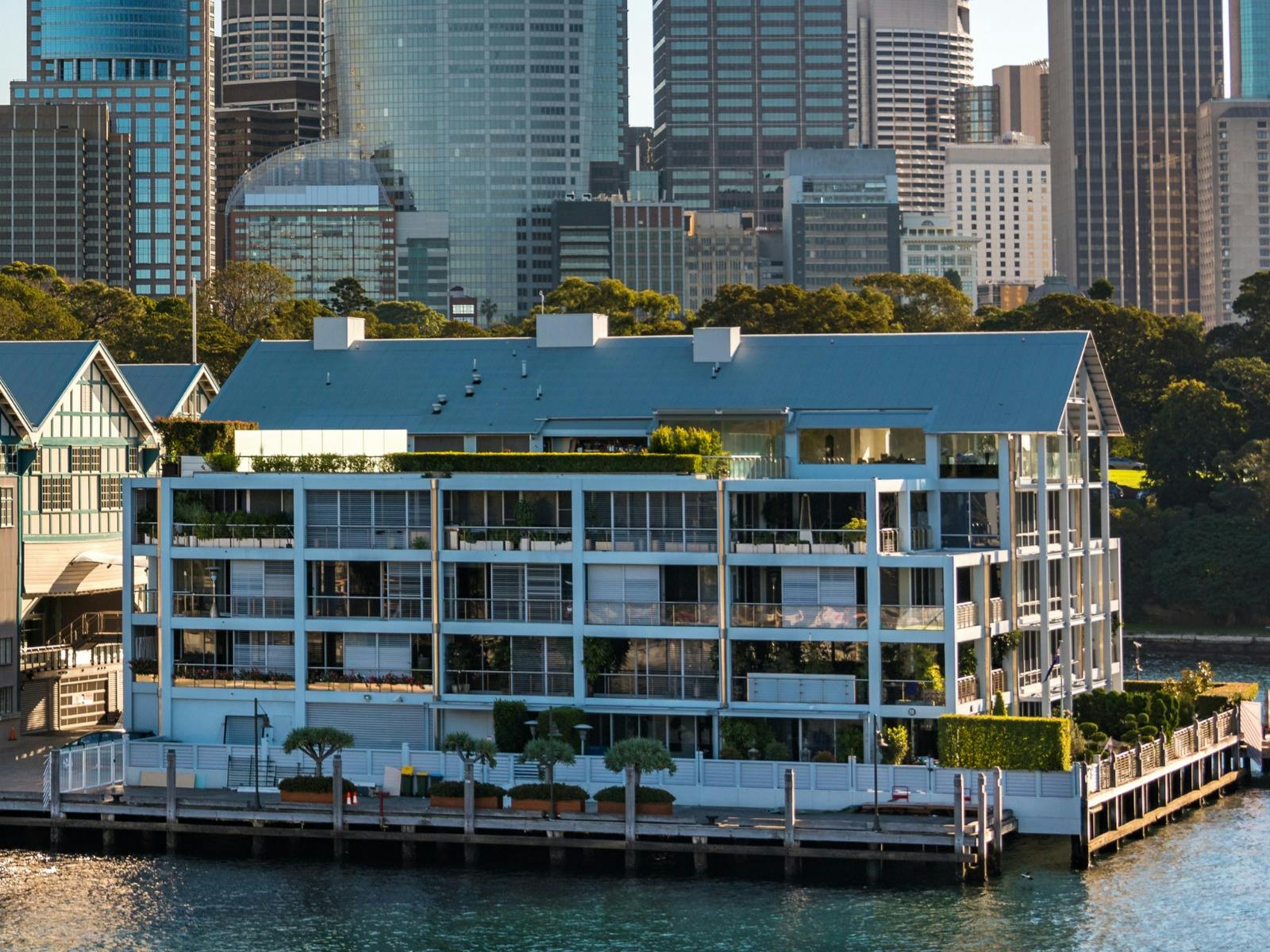 The iconic finger wharf at Wooloomooloo is one of the top things to see in Woolloomooloo, Sydney