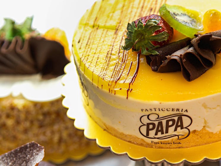 Specialty Italian cakes and pastries available from Pasticceria Papa, Five Dock in Sydney