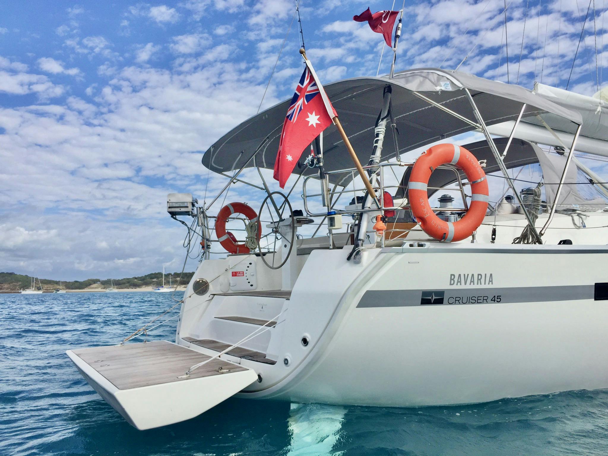 Roomy Cockpit and Swimming Platform