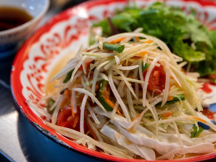 Classic Thai food from Thanon Khaosan restaurant, Haymarket