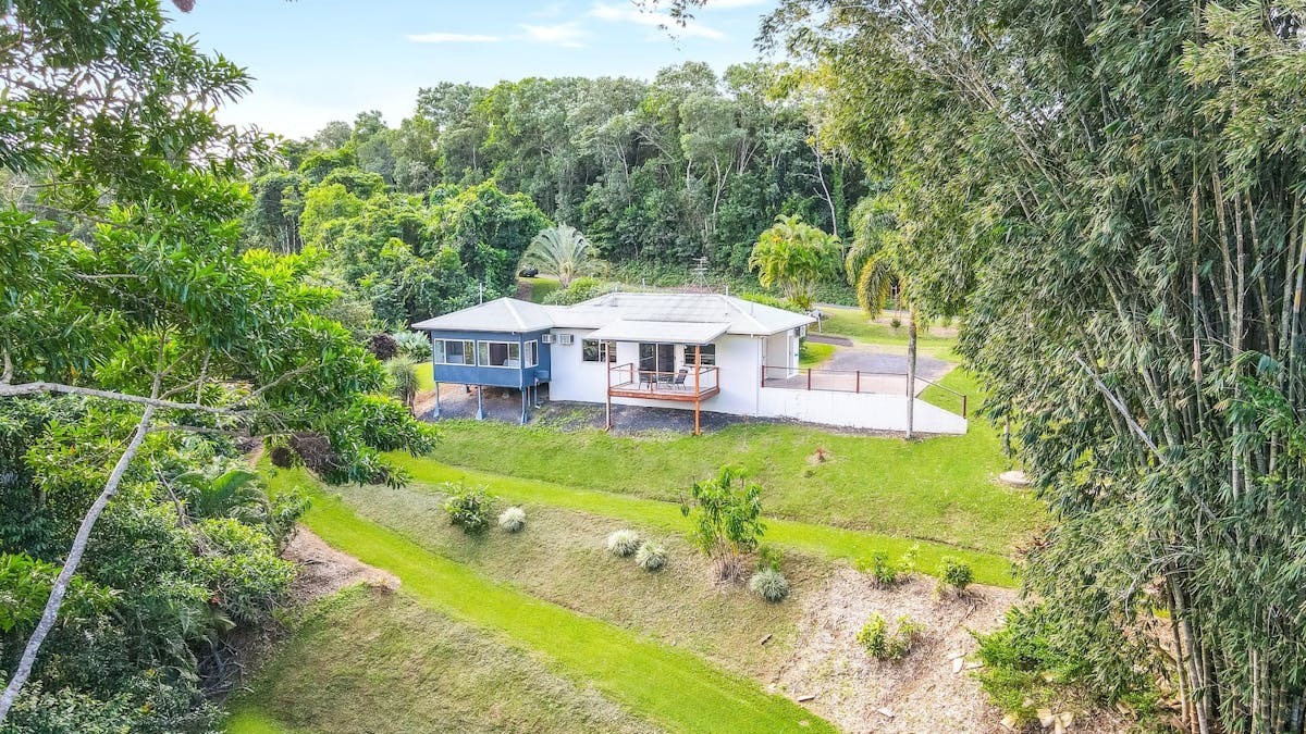 Mountain View Tropical retreat, seclusion amidst the treetops.