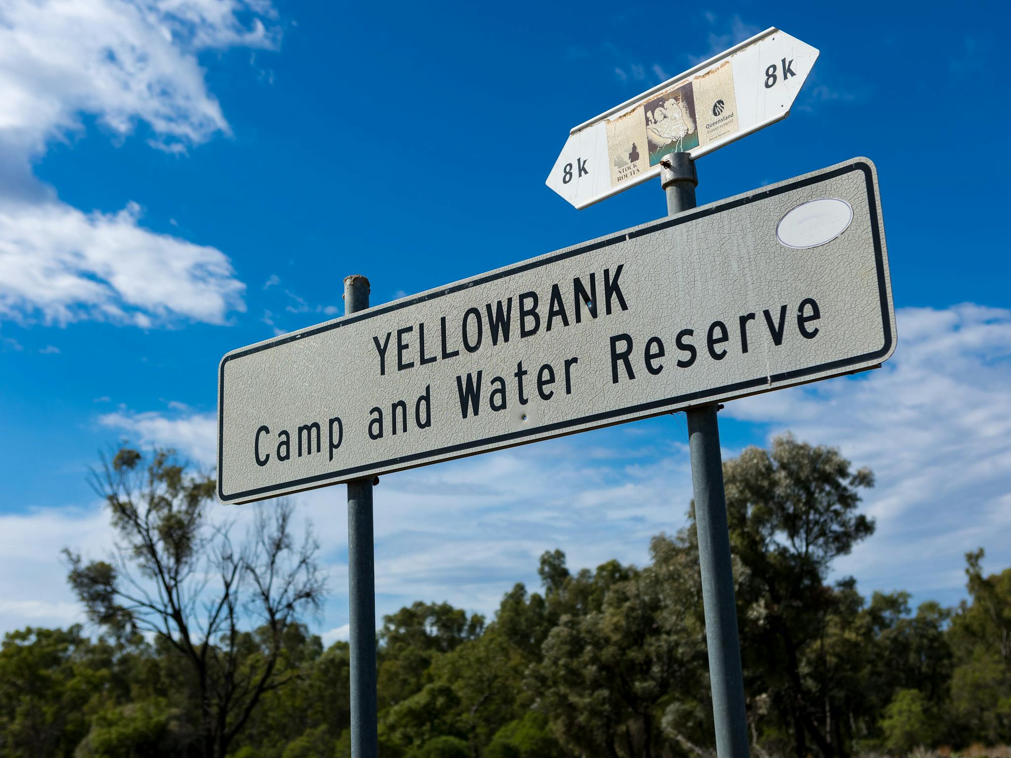 Sign for Yellowbank Reserve Sign for Yellowbank Reserve