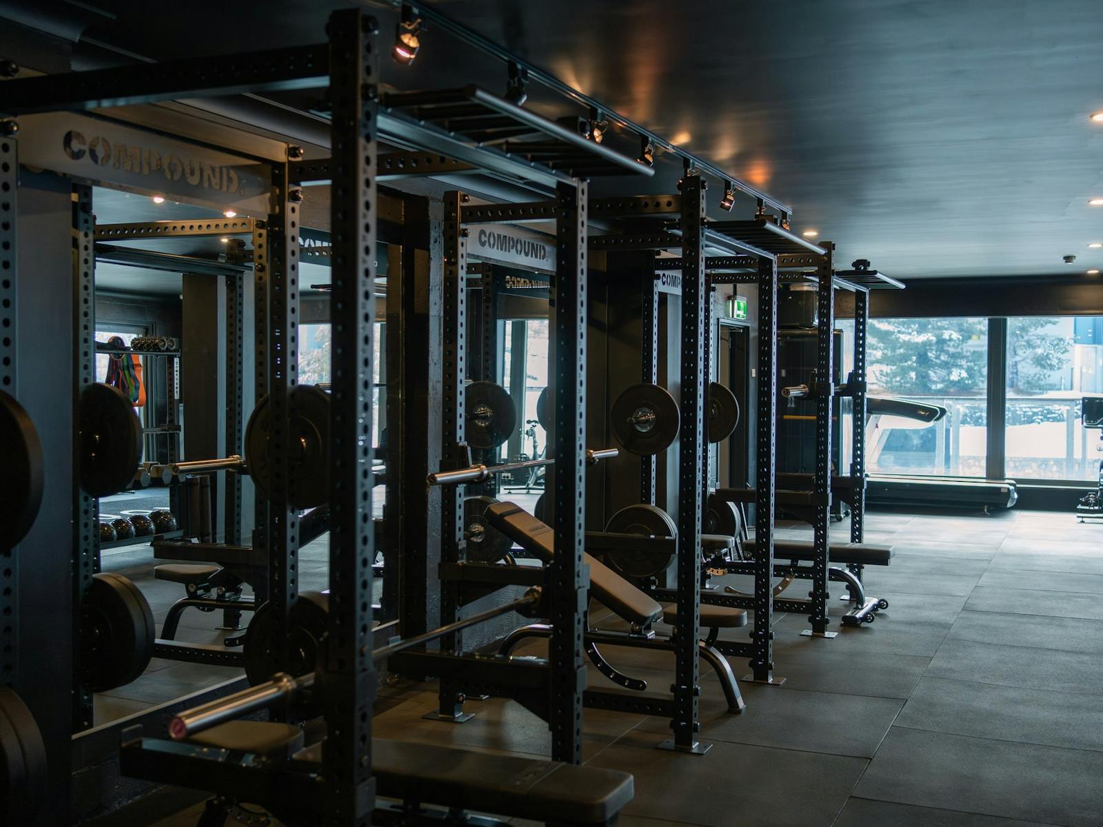 Compound Fitness Power Racks and benches