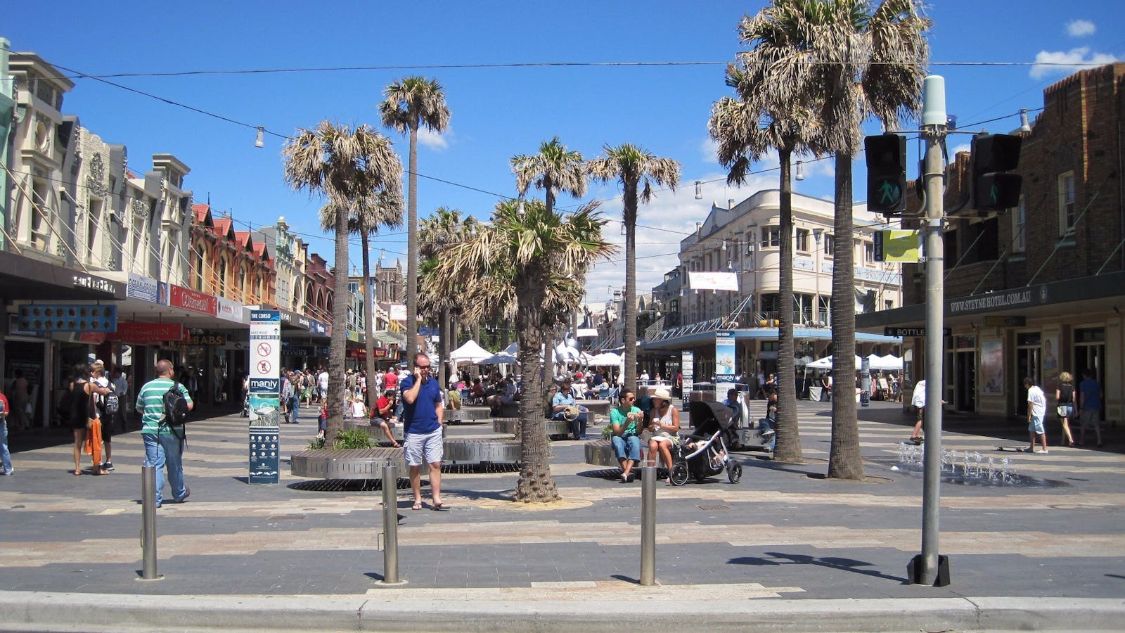 Manly walking street