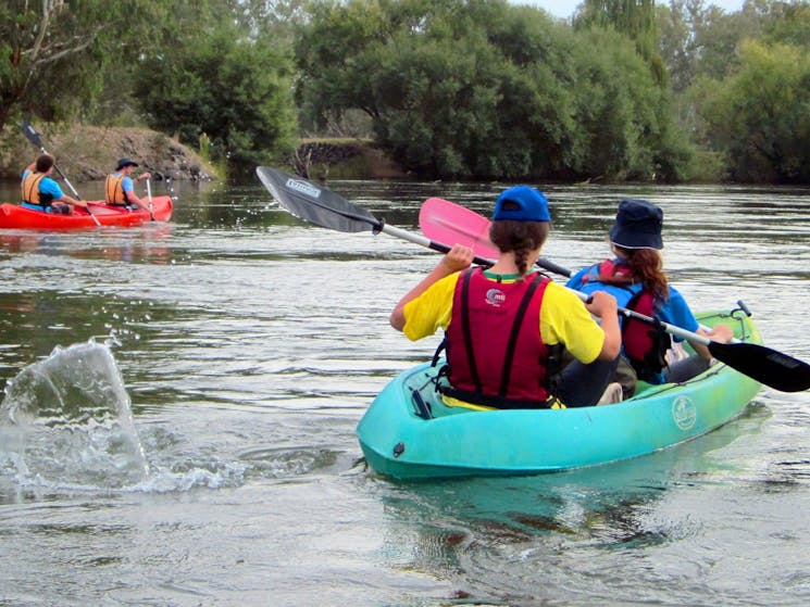 Canoeing Murray River