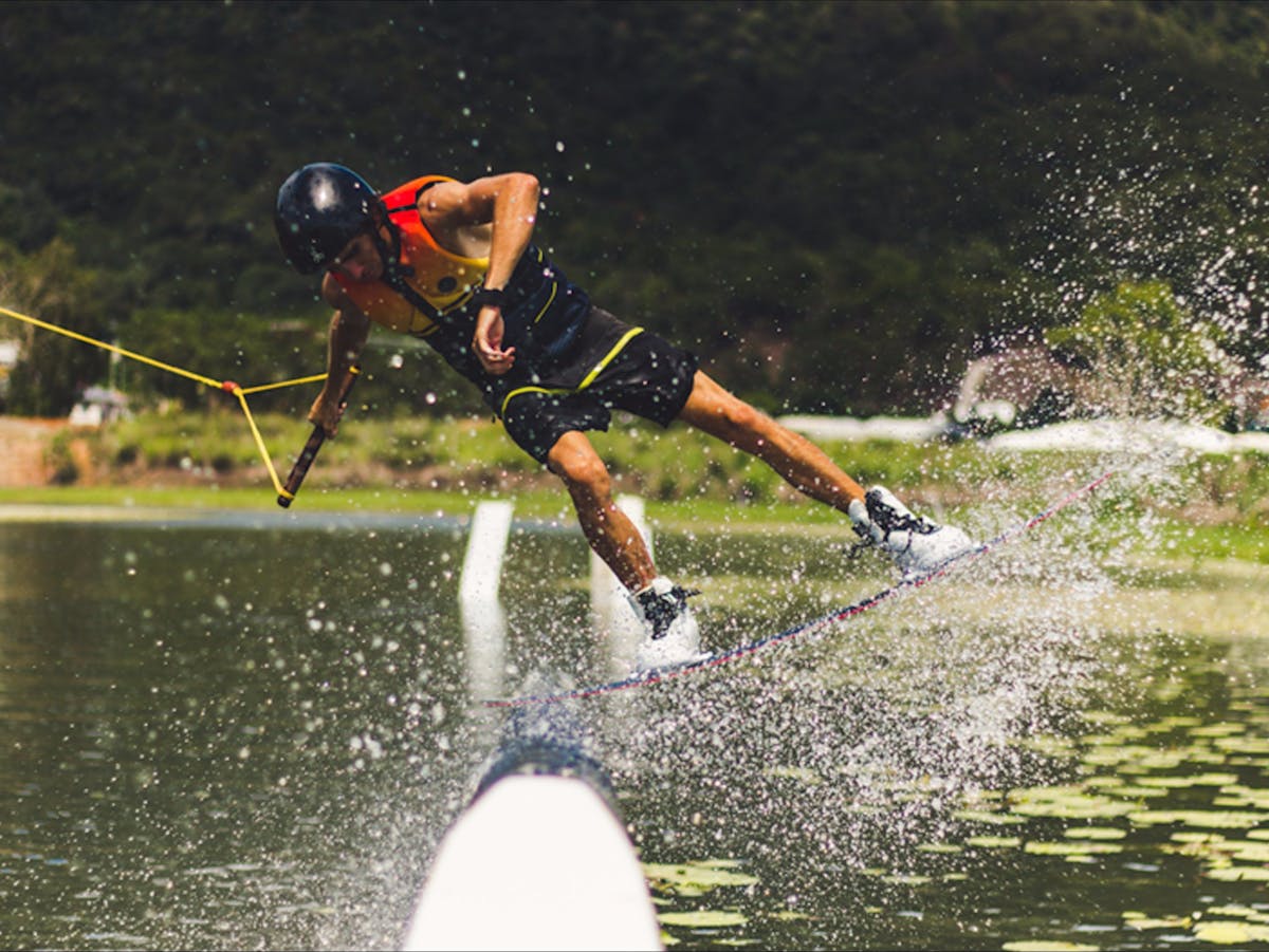 Cairns Wake Park offers a huge playground for professional riders to perfect their skills!