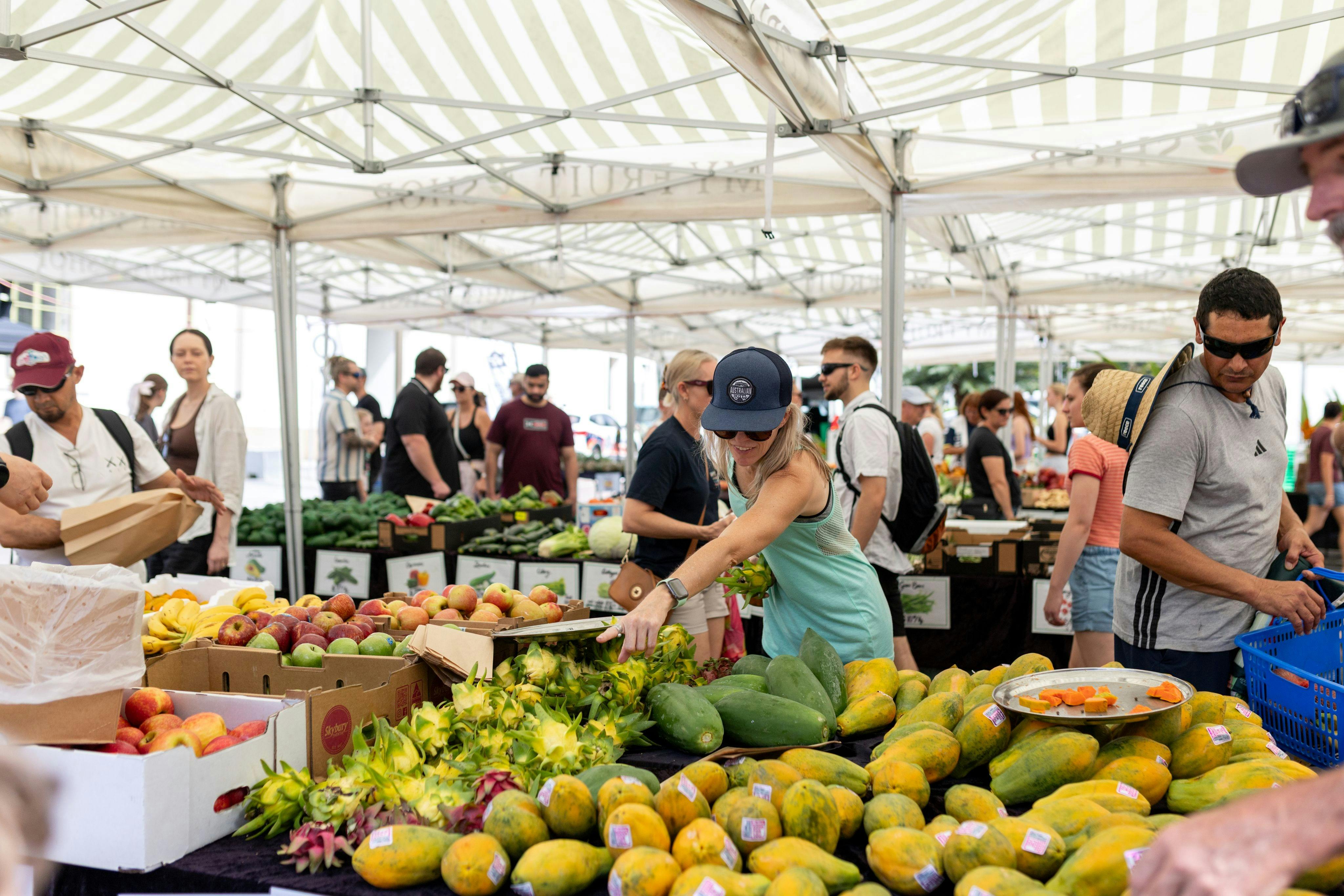 Seasonal North Queensland fruit at Cotters Market - Townsville