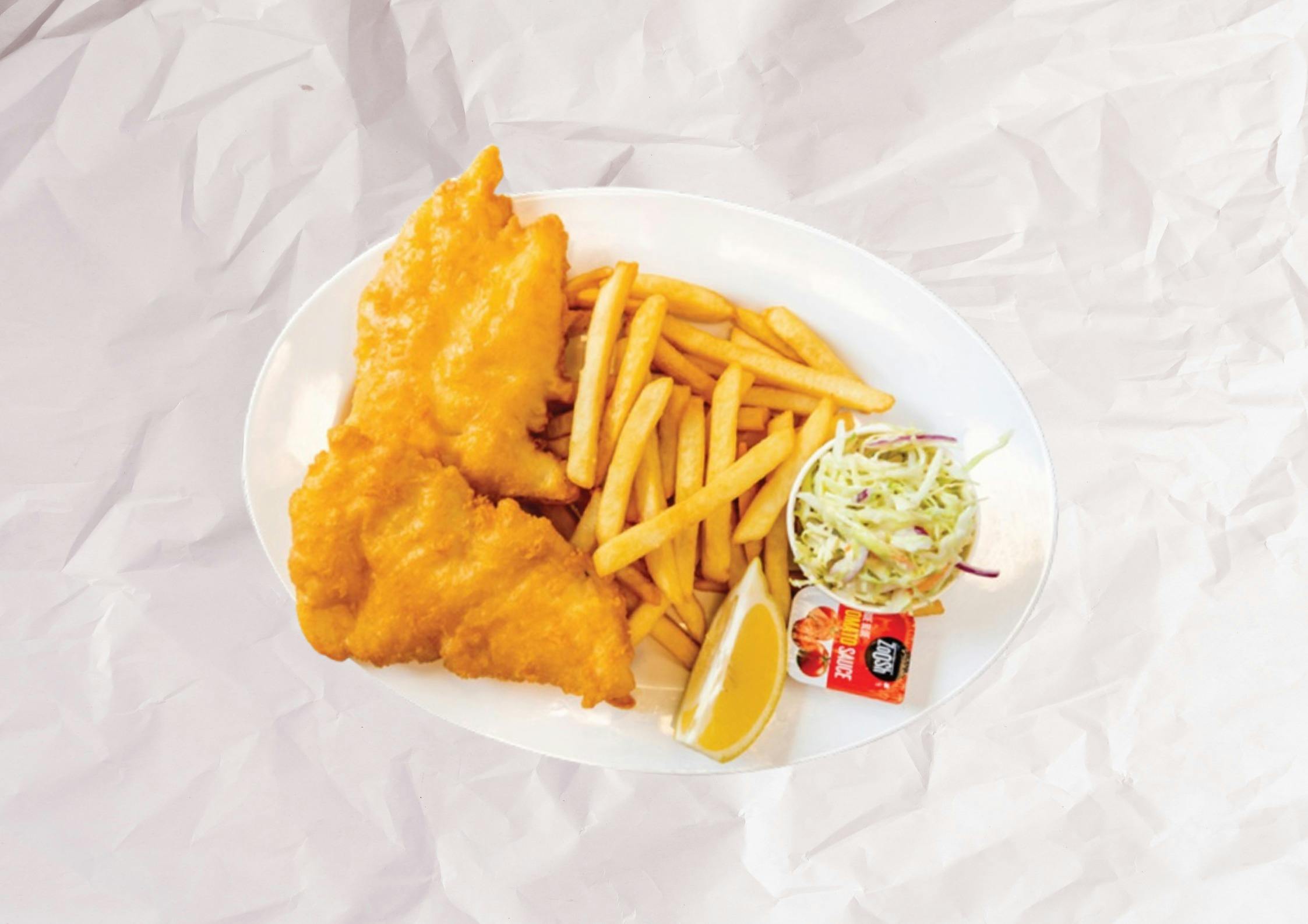 Traditional Battered Fish & Chips