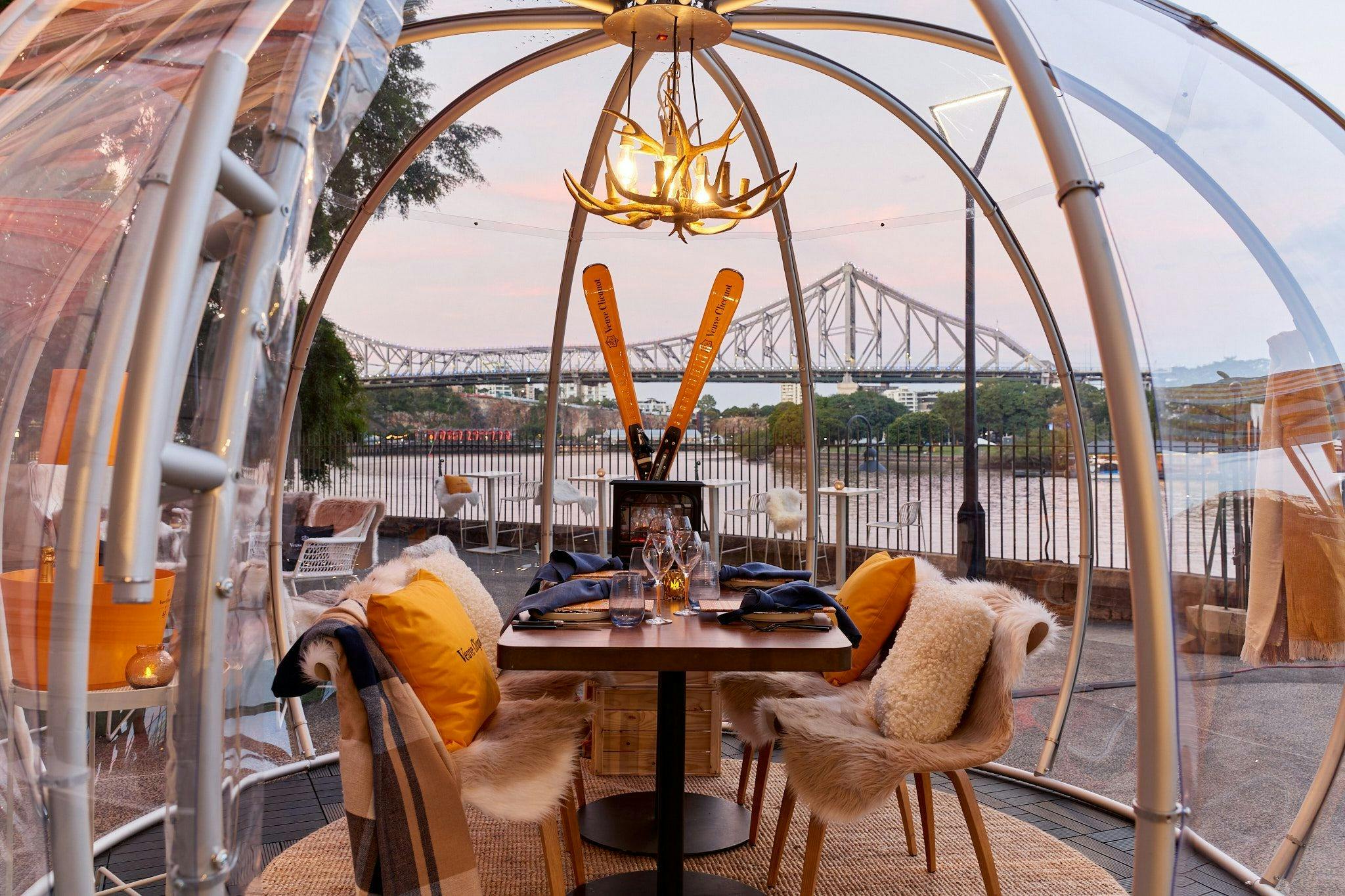 Customs House Veuve Clicquot Winter Chalet