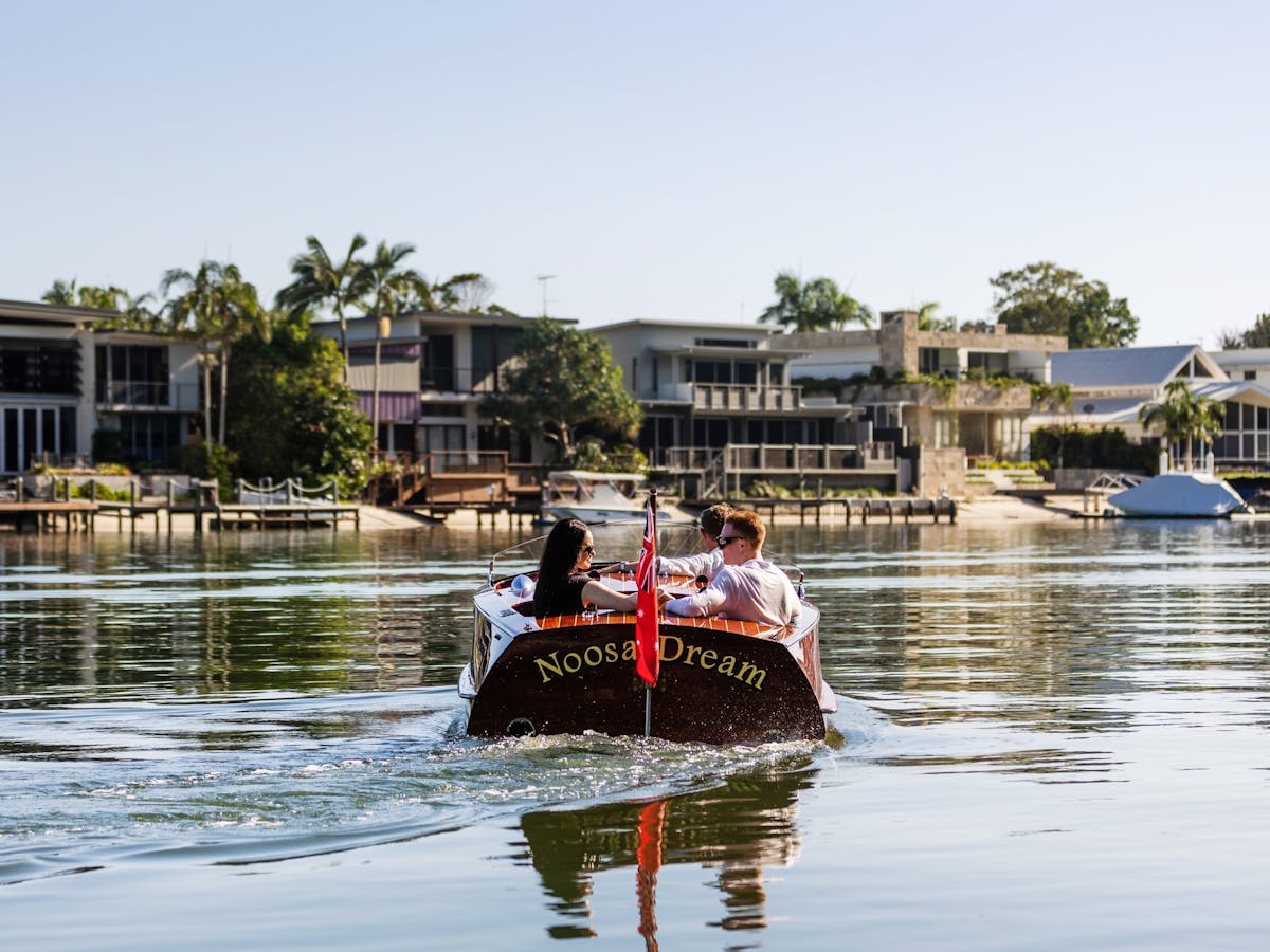 Back shot of boat