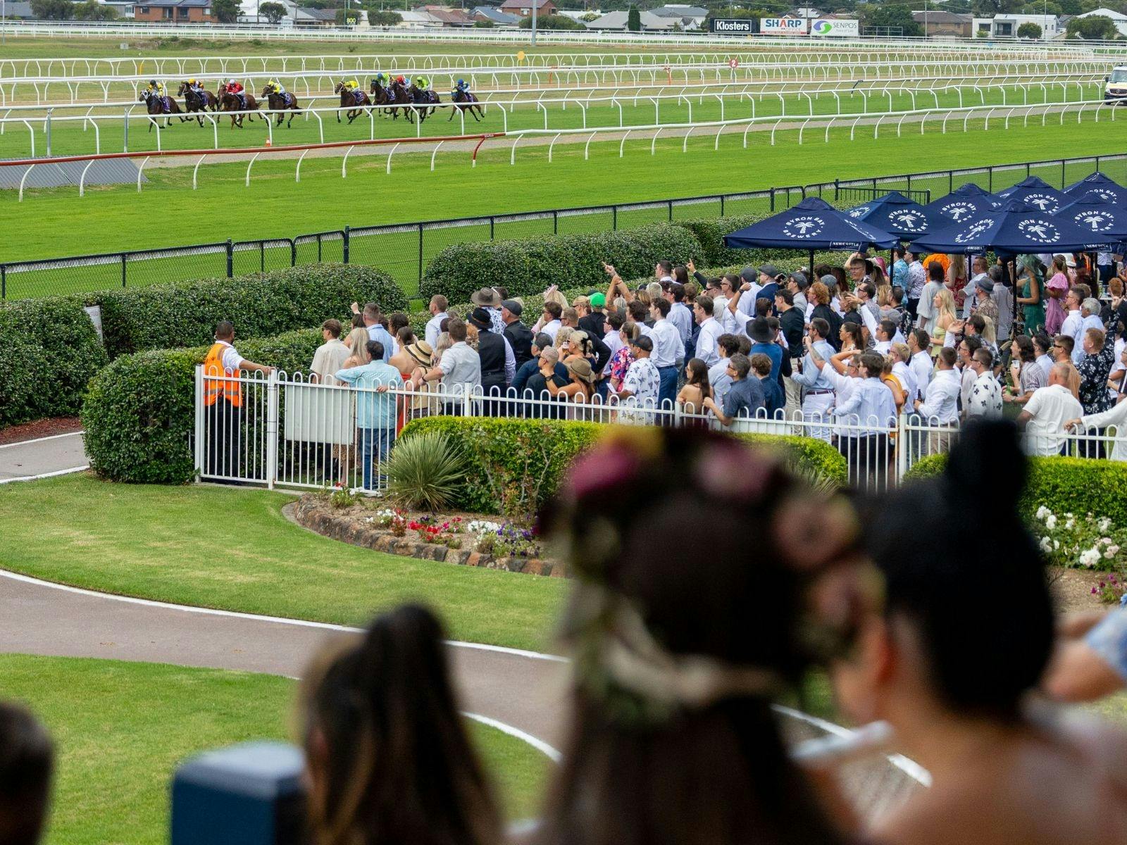 Racing at Newcastle Racecourse