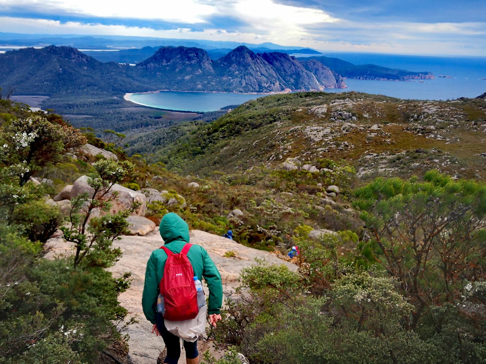 Wineglass Bay and the Hazards on the Freycinet & Wineglass Bay Pack-Free Walk by Life's An Adventure