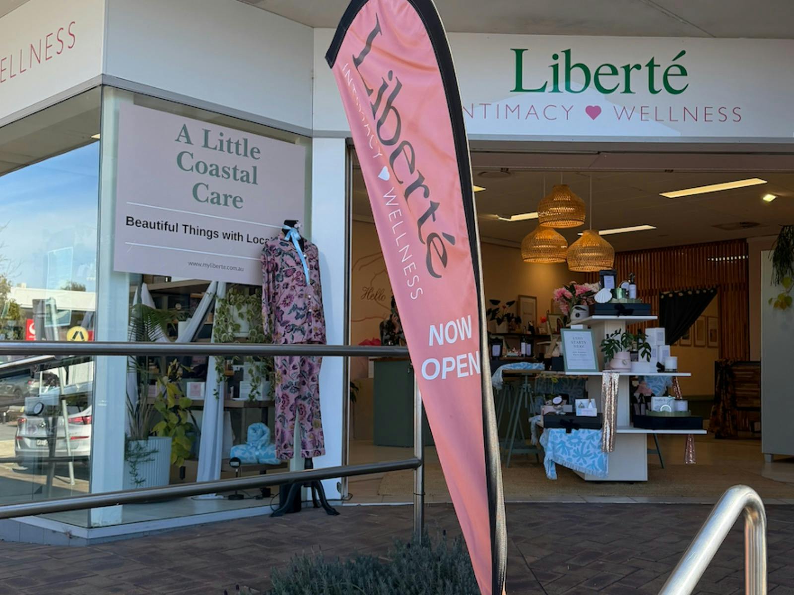 Liberté Intimacy & Wellness storefront in Batemans Bay