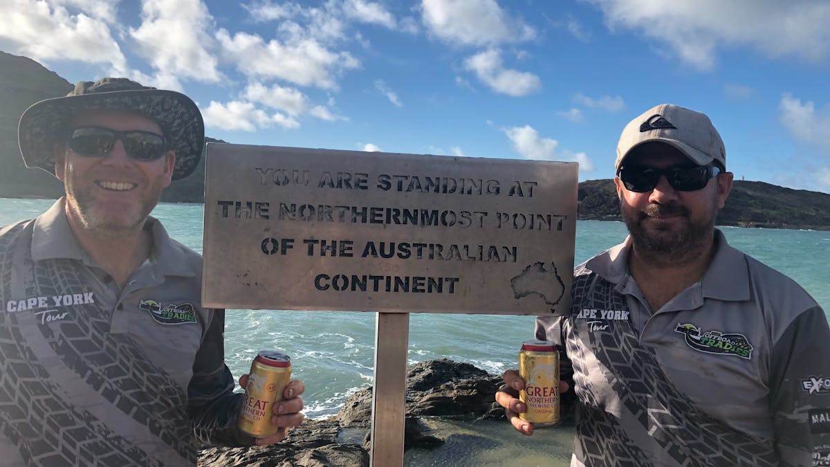 What better way to celebrate your birthday then to have a beer at the most northern point of Aust