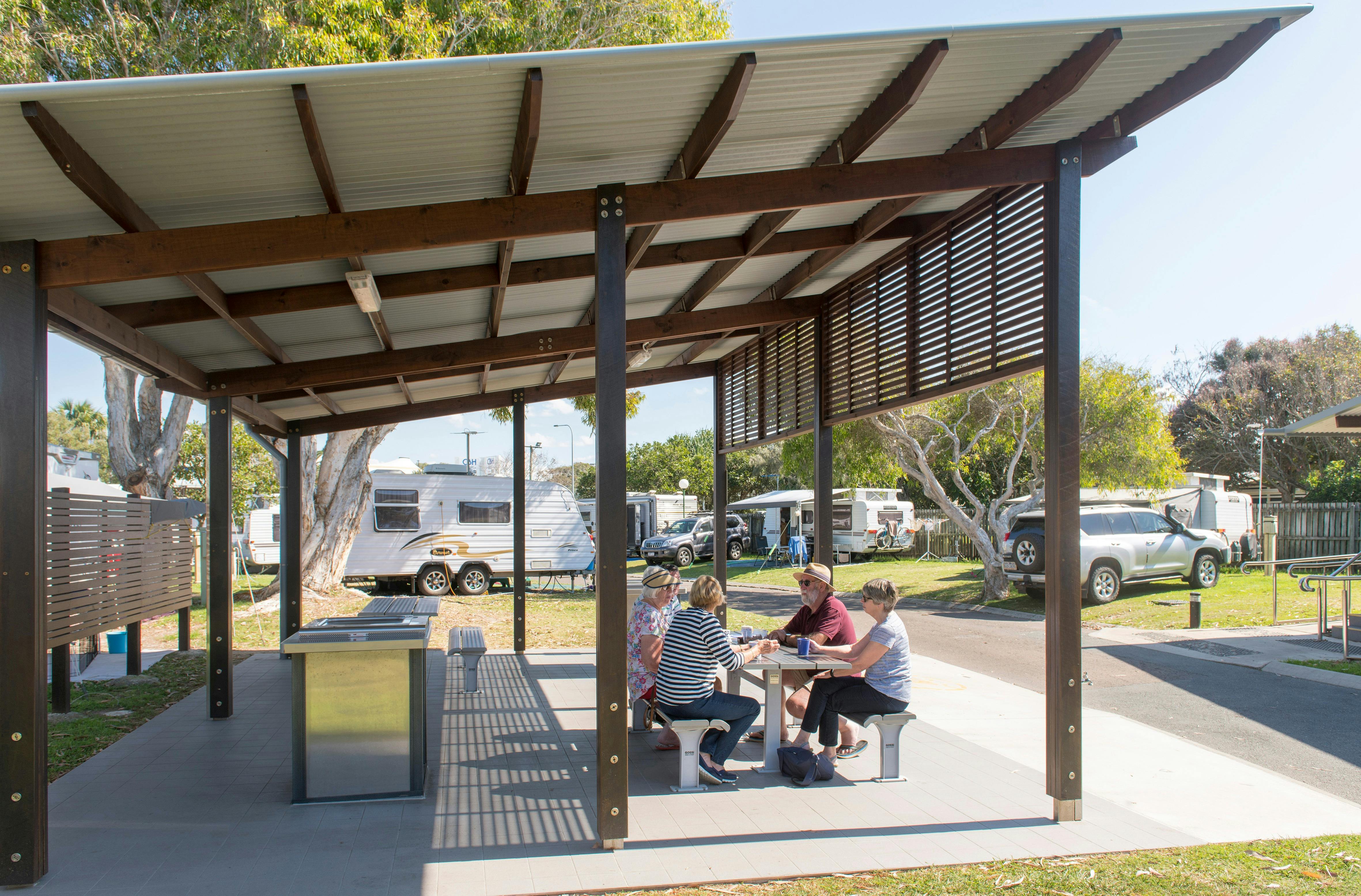 Coolum Beach Holiday Park BBQ Shelter