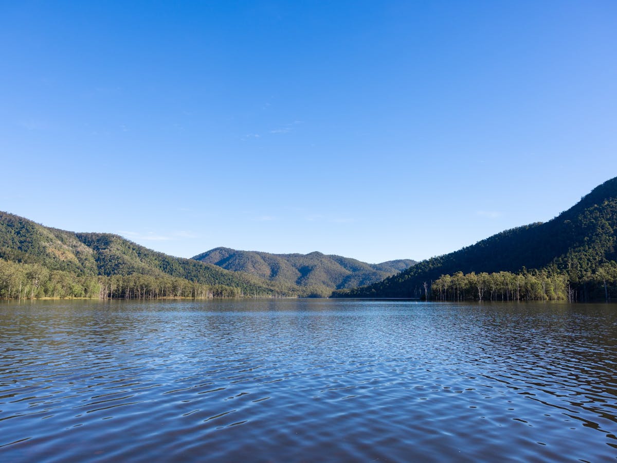 View of the dam