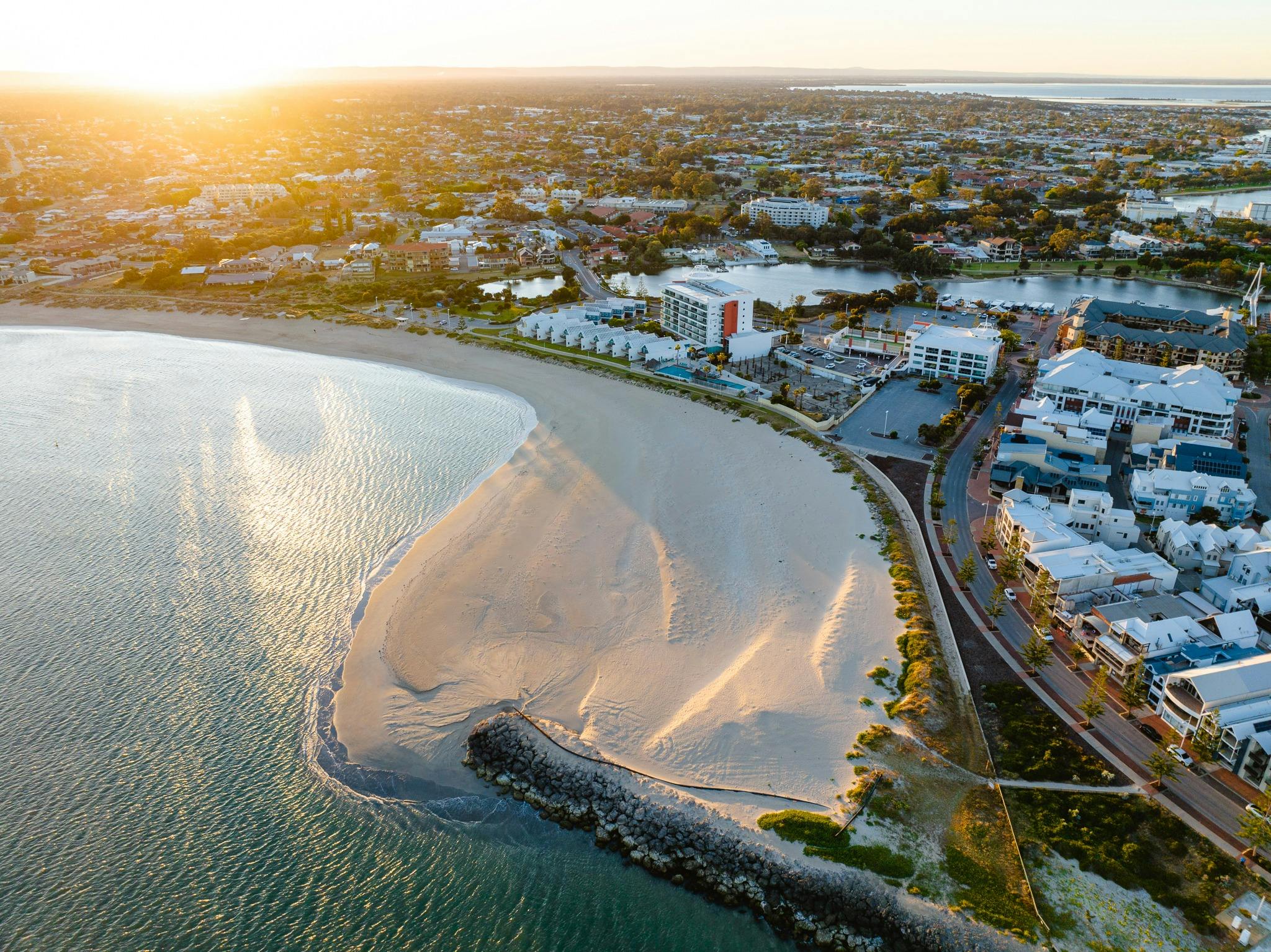 Sunrise at Town Beach Mandurah