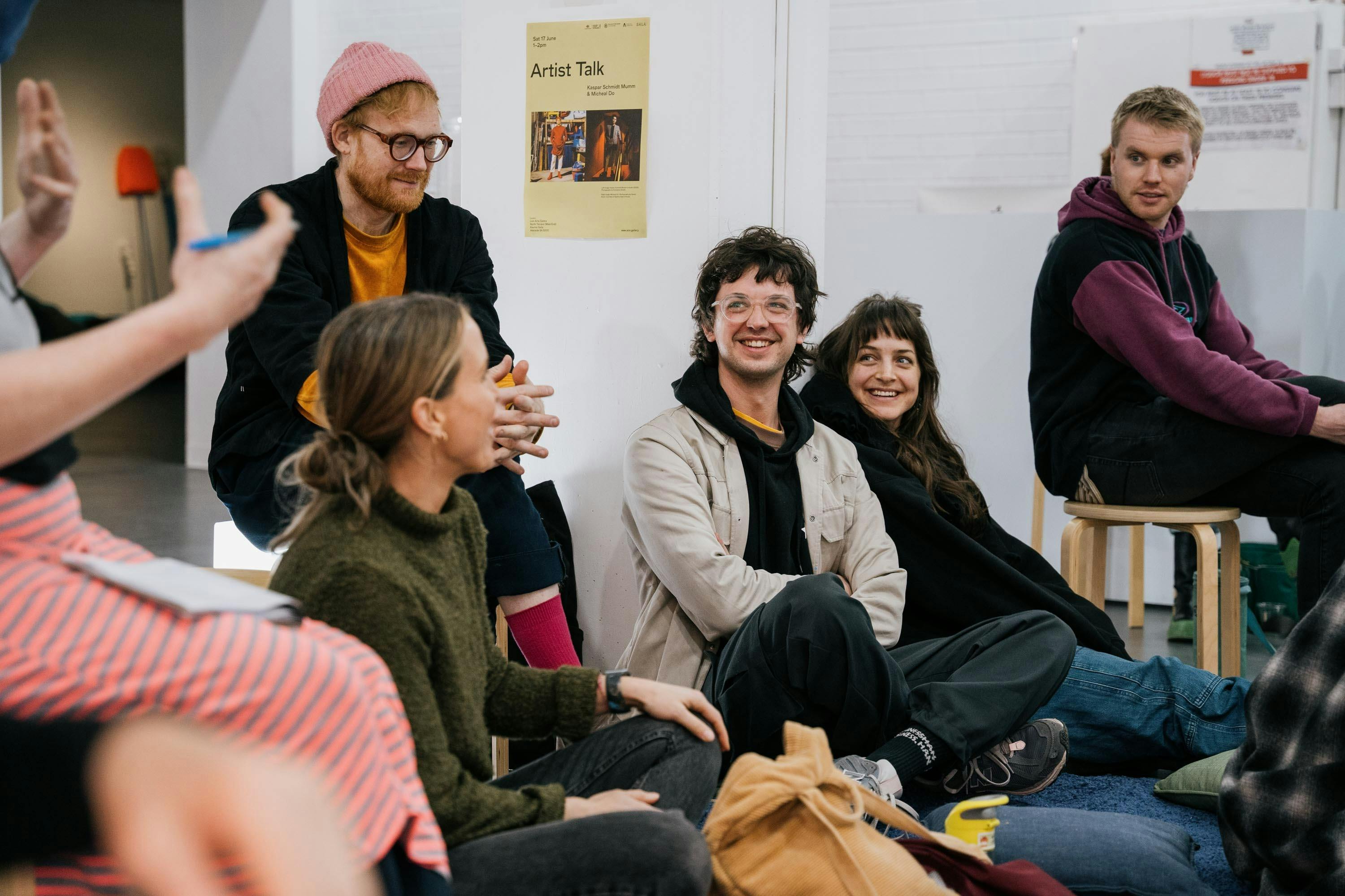 ⁠Artist Talk: Kaspar Schmidt Mumm (2023), documentation, Adelaide Contemporary Experimental.