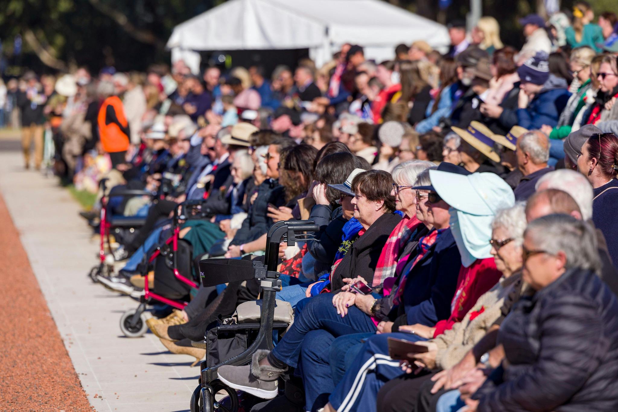 Anzac Day National Commemorative Service including the RSL ACT Branch Veterans' March