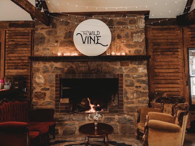 The Wild Vine Fireplace