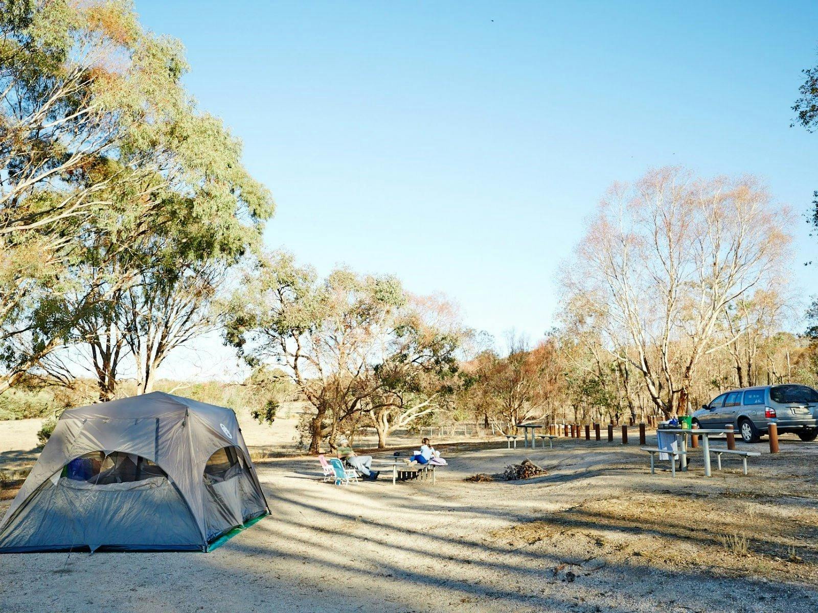 Camping at Wenhams Camp