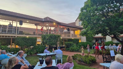 Concert in the Courtyard Gardens of Mercure Canberra
