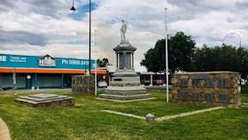 Monument at the War Memorial Nathalia