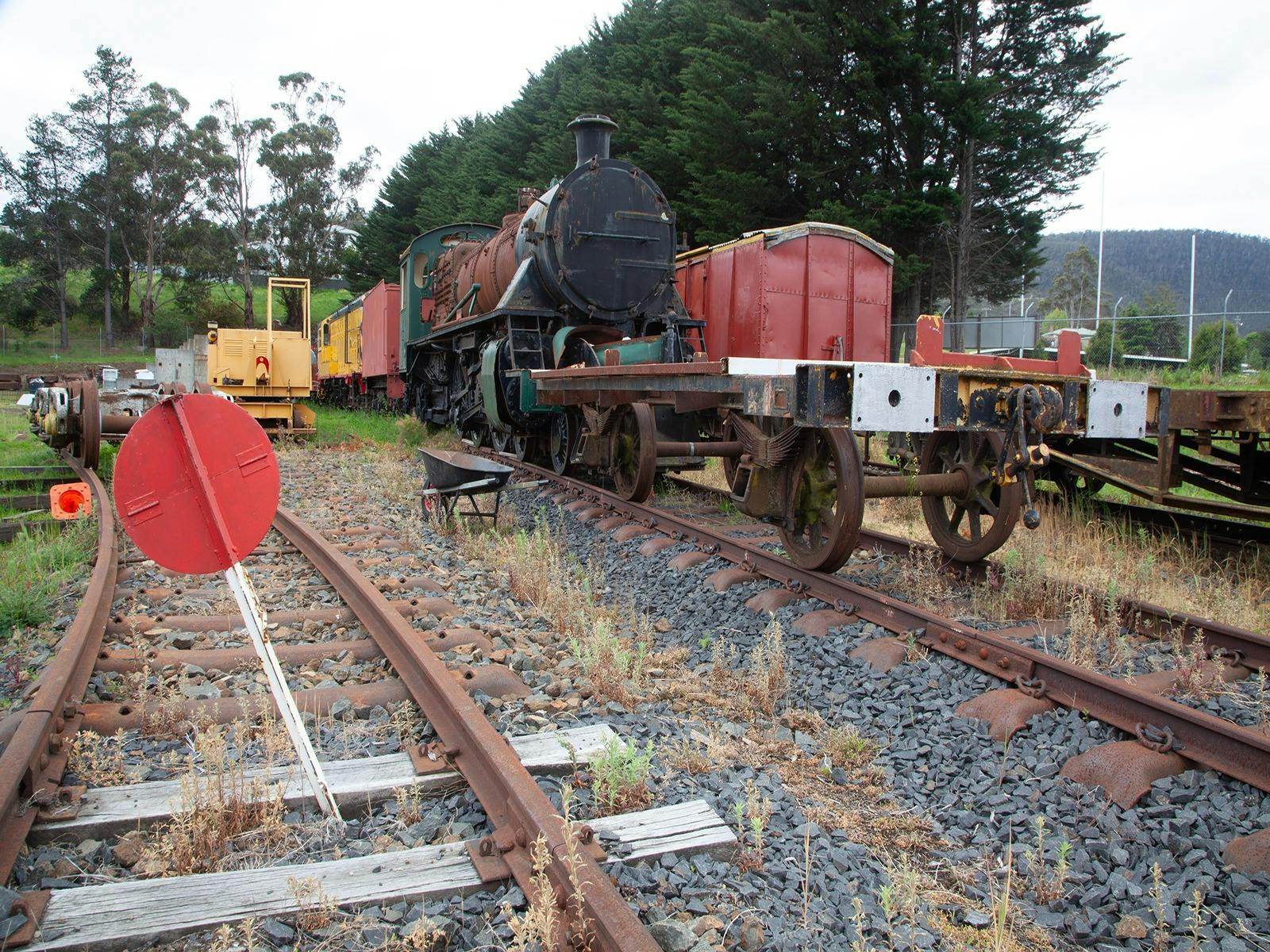 Some rolling stock ready for restoration