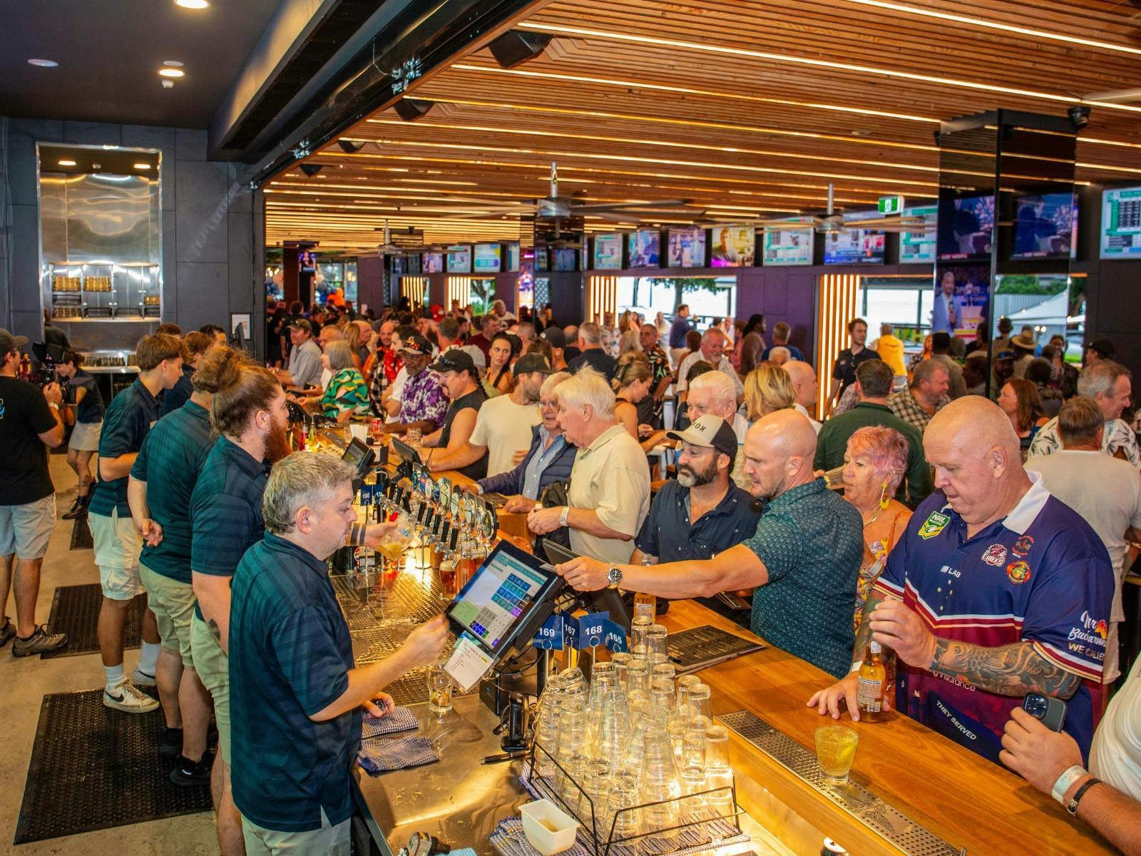 The ultimate game-day spot, watch every moment on 30+ screens with stadium sound great atmosphere